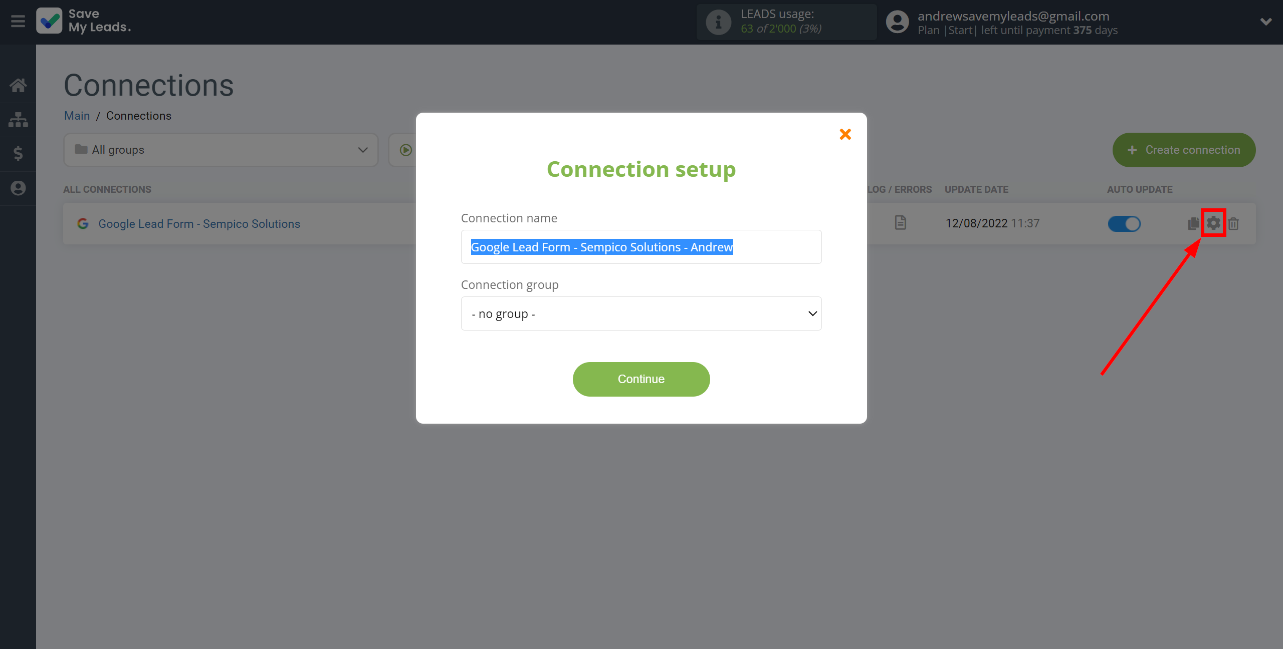 How to Connect Google Lead Form with Sempico Solutions | Name and group connection