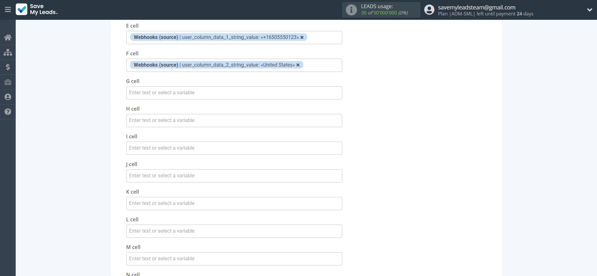 How to Connect Webhooks with Rows Add Row | Assigning fields How to Connect Webhooks with Rows Add Row | Assigning fields