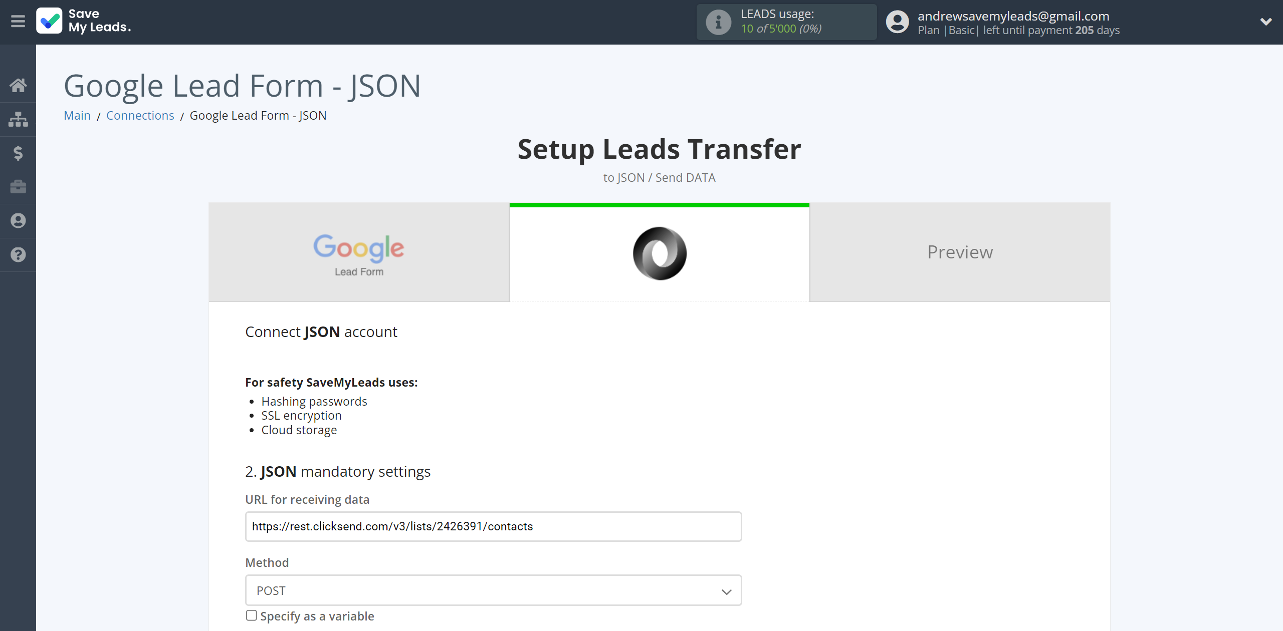 How to Connect Google Lead Form with JSON |&nbsp;Connection JSON