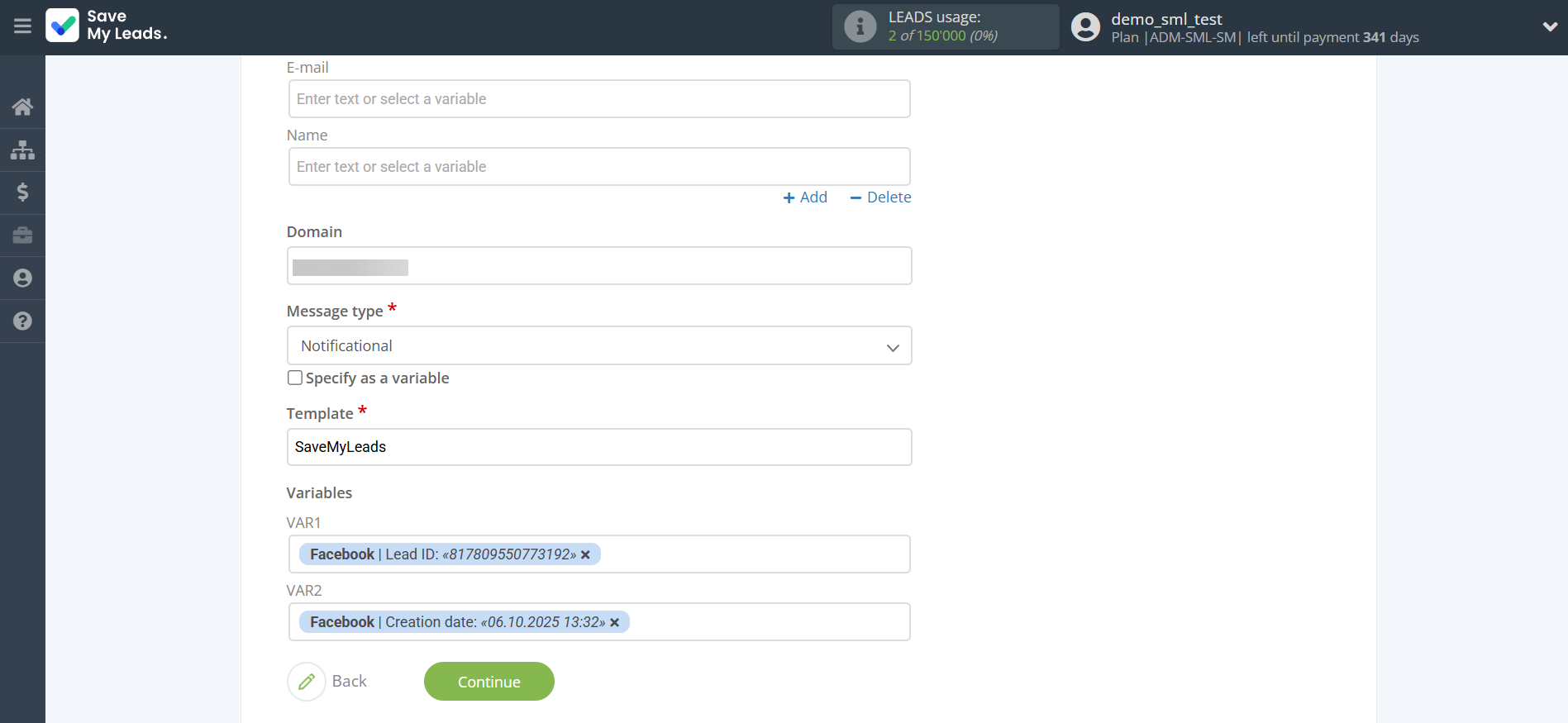 How to Connect Facebook with MSG91 Send Email | Assigning fields How to Connect Facebook with MSG91 Send Email | Assigning fields