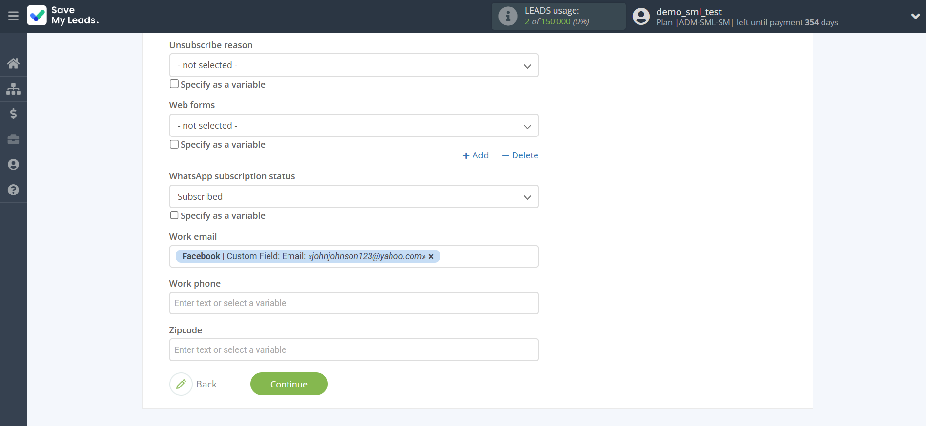 How to Connect Facebook with Freshworks Create Contacts | Assigning fields How to Connect Facebook with Freshworks Create Contacts | Assigning fields