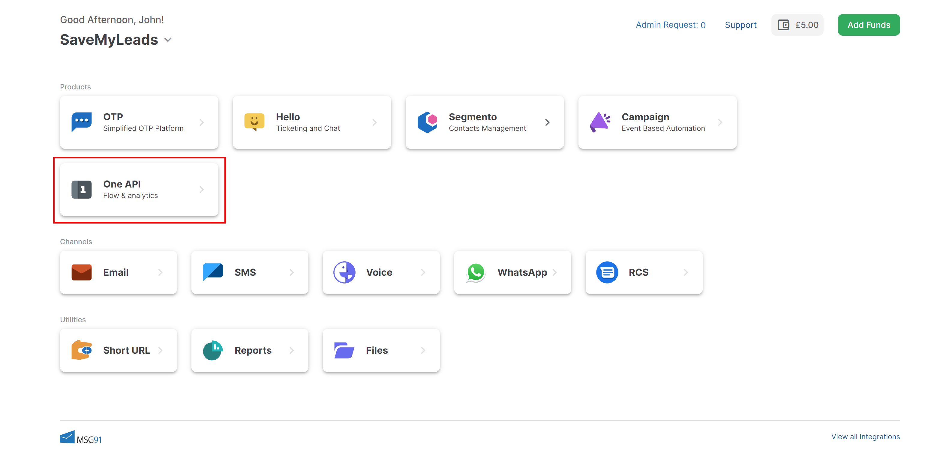 How to Connect Webhooks with MSG91 Send SMS | Data Destination account connection