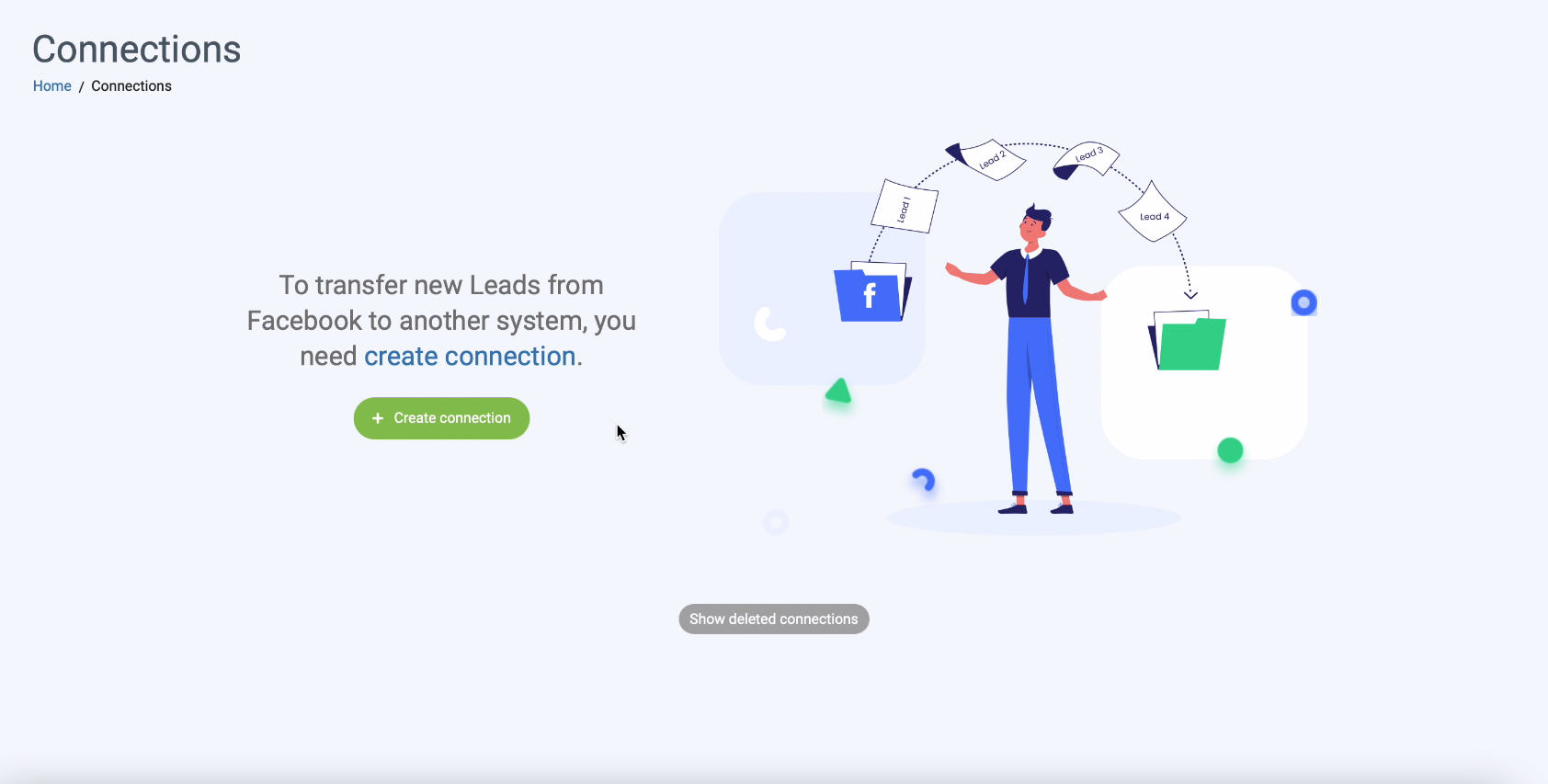 Facebook Lead Ads + Gmail Integration | Create a new connection