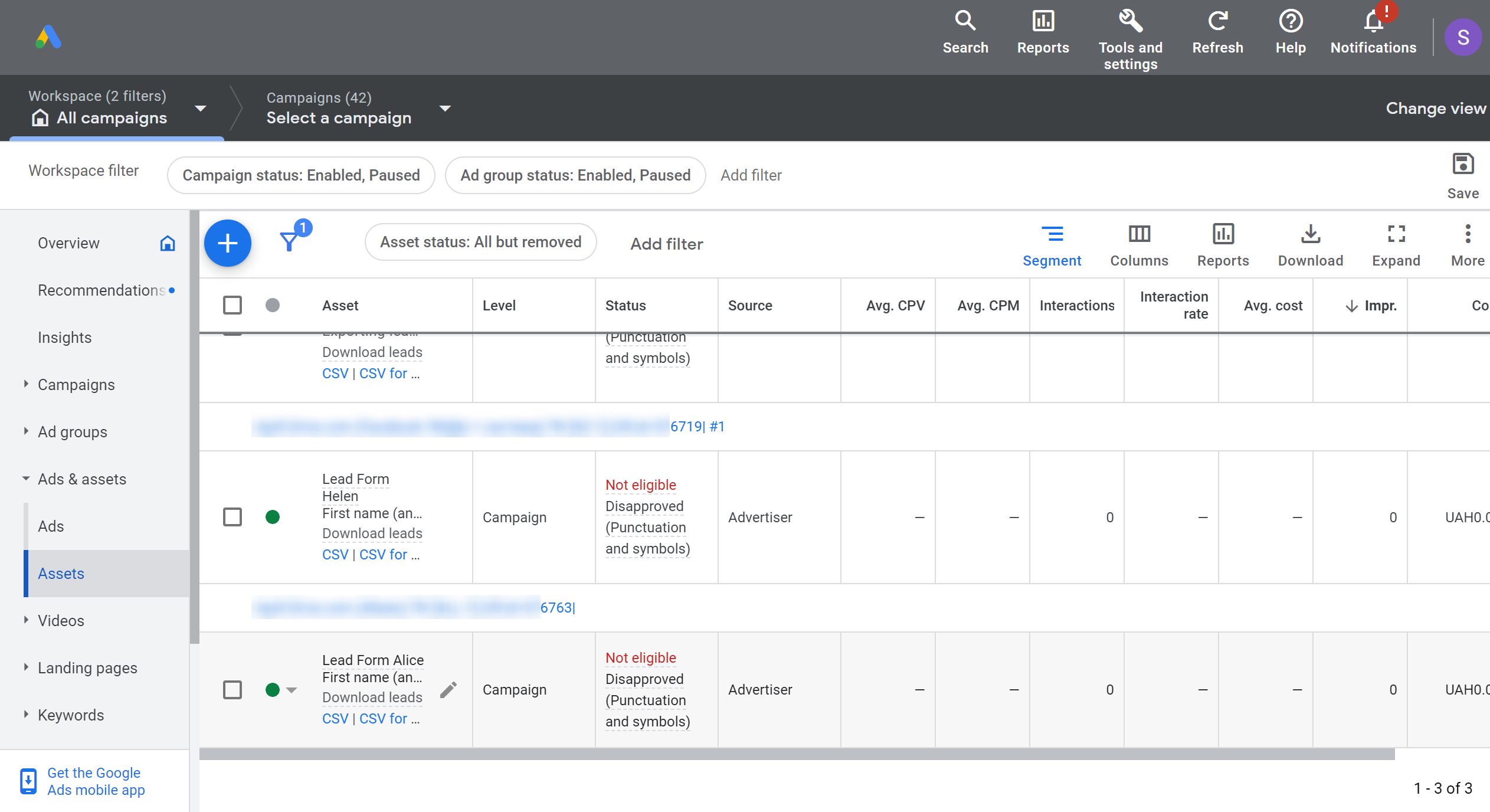 How to Connect Google Lead Form with BulkSMS |&nbsp;Data Source account connection<br>