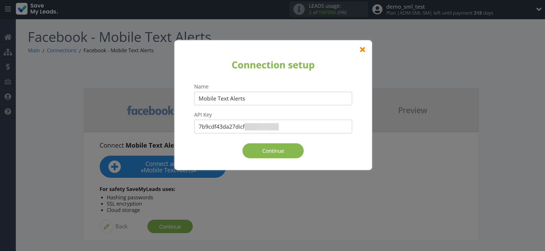 How to Connect Facebook with Mobile Text Alerts | Data Destination account connection How to Connect Facebook with Mobile Text Alerts | Data Destination account connection