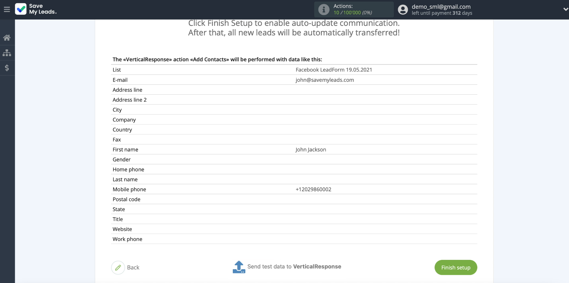 How to set up the upload of new leads from your Facebook ad account to your VerticalResponse email list | Checking test lead data part 2 How to set up the upload of new leads from your Facebook ad account to your VerticalResponse email list | Checking test lead data part 2
