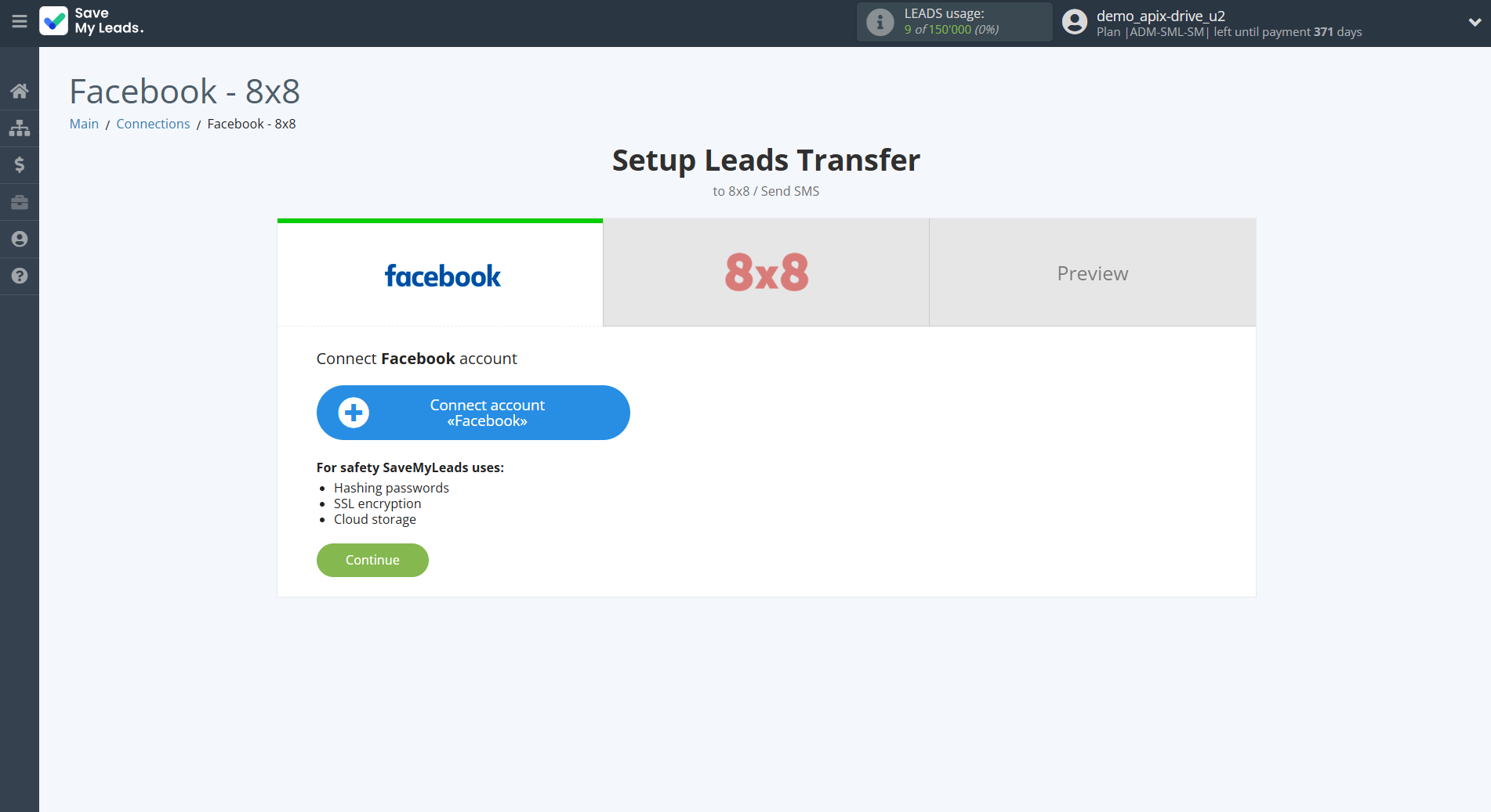 How to Connect Facebook with 8x8 | Data Source account connection How to Connect Facebook with 8x8 | Data Source account connection