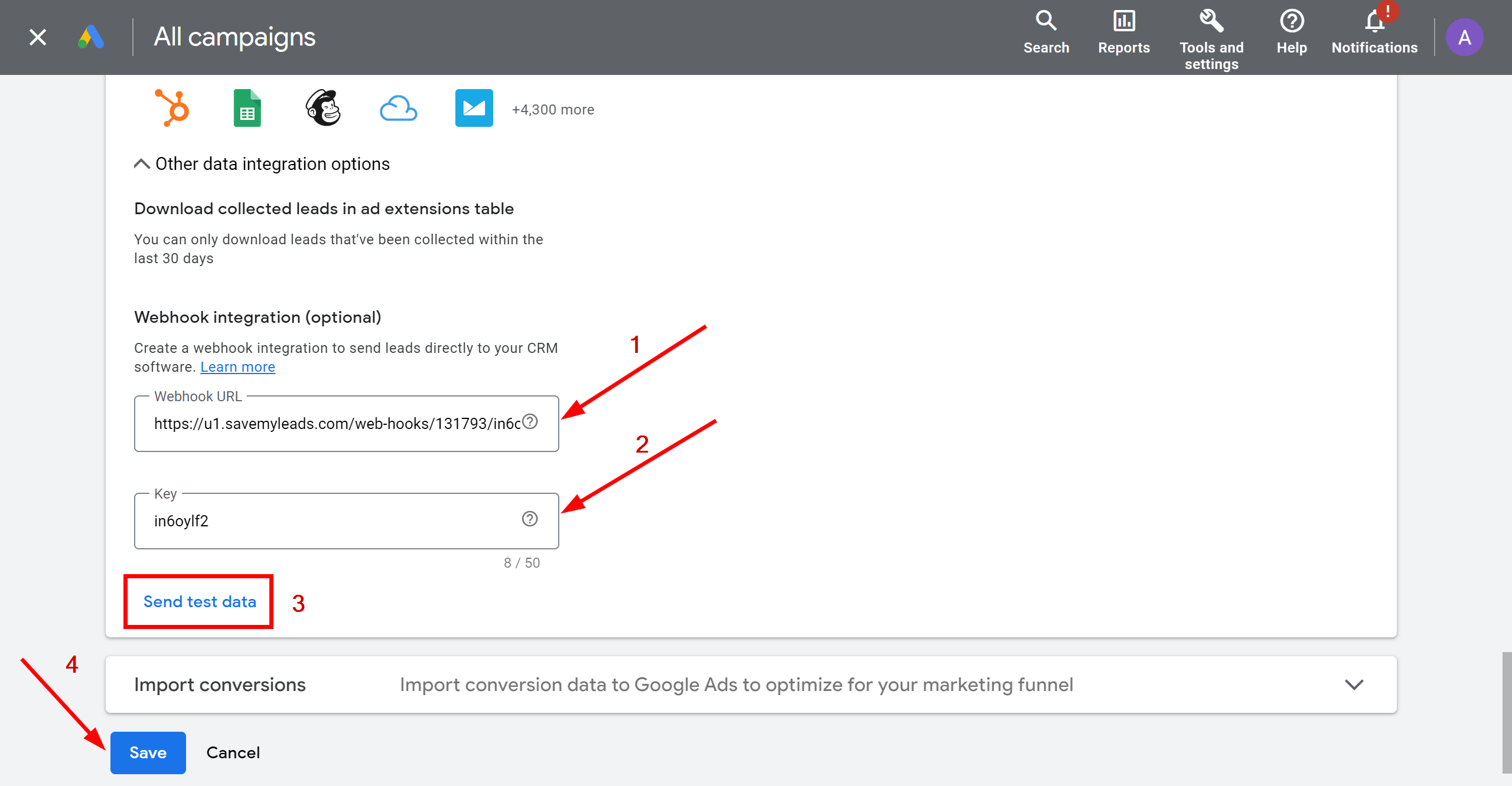 How to Connect Google Lead Form with Textlocal | Data Source account connection