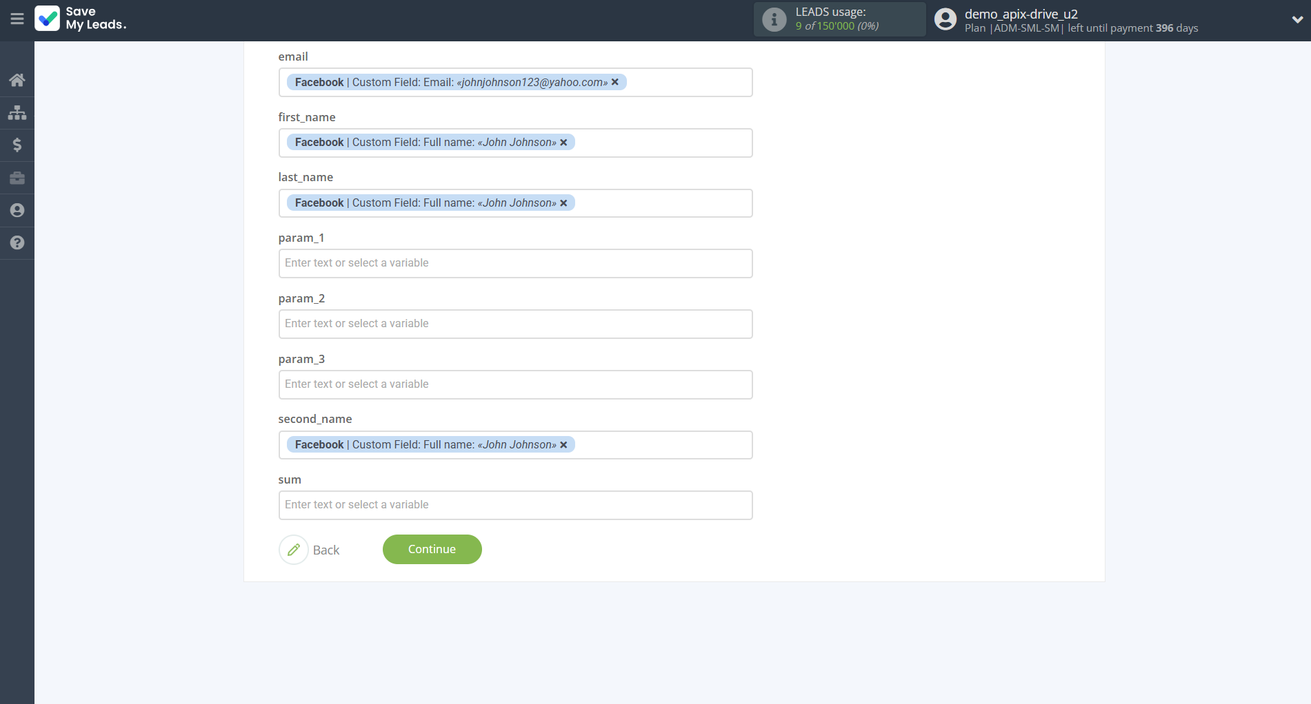 How to Connect Facebook with Messaggio | Assigning fields How to Connect Facebook with Messaggio | Assigning fields