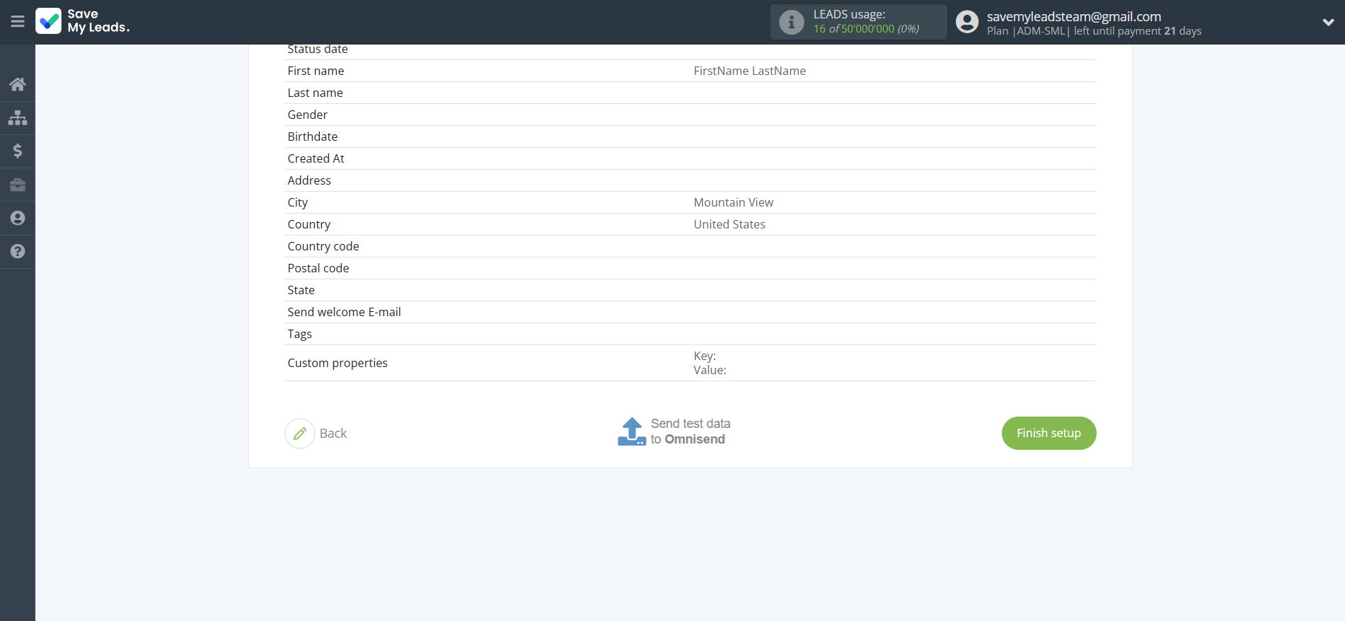 How to Connect Webhooks with Omnisend Create Contacts | Test data How to Connect Webhooks with Omnisend Create Contacts | Test data