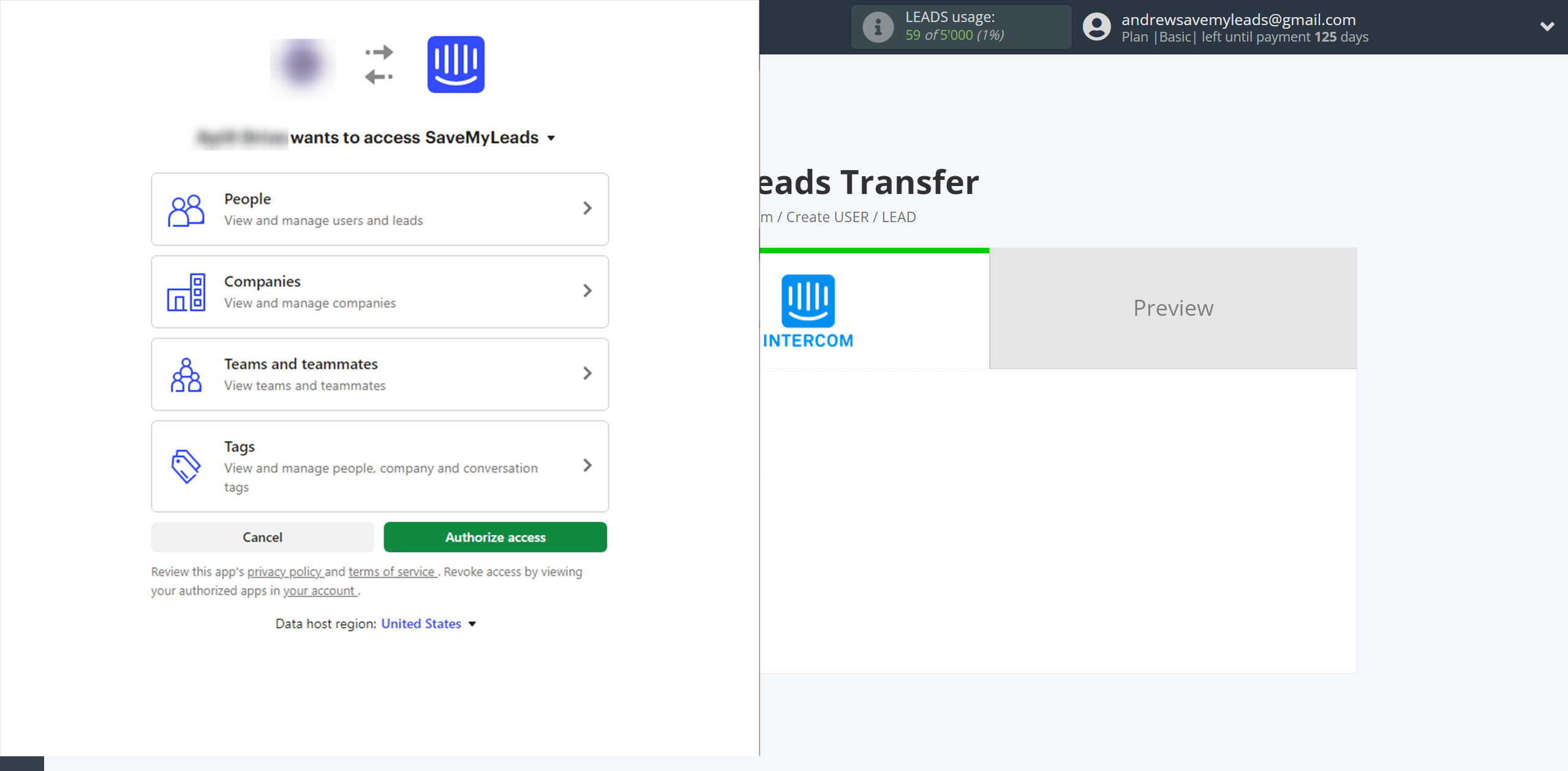 How to Connect TikTok with Intercom | Data Destination account connection