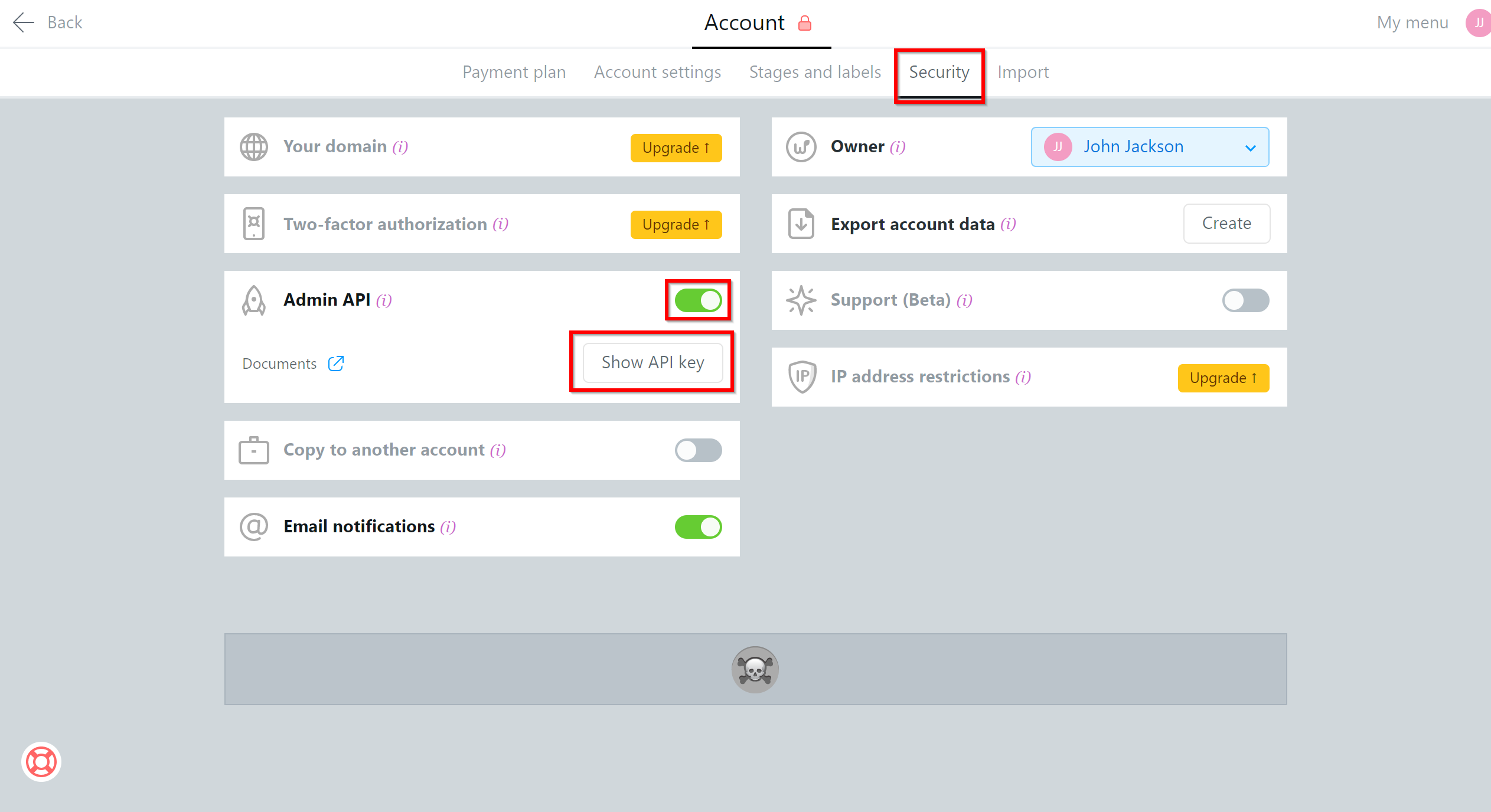 How to Connect&nbsp;Webhooks with Worksection | Data Destination account connection