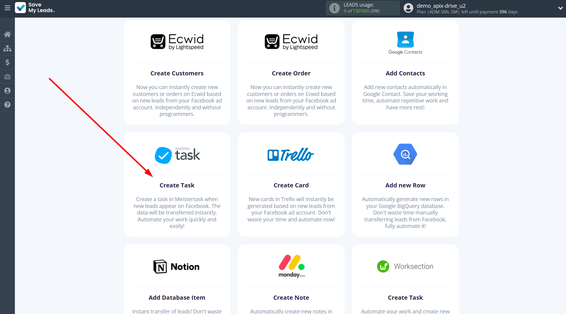 How to Connect TikTok with MeisterTask | Data Destination system selection How to Connect TikTok with MeisterTask | Data Destination system selection