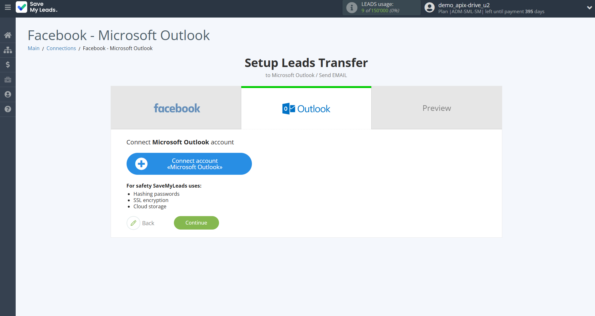 How to Connect Facebook with Microsoft Outlook | Data Destination account connection How to Connect Facebook with Microsoft Outlook | Data Destination account connection