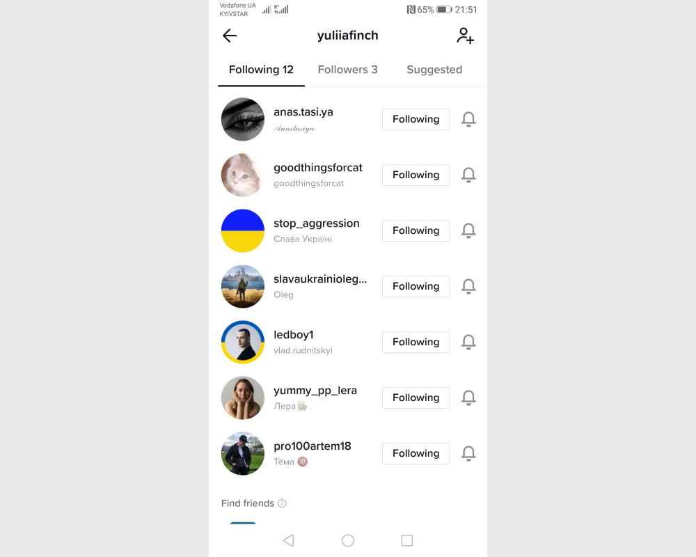 How to Unfollow on TikTok |&nbsp;Carefully review the list of followed accounts