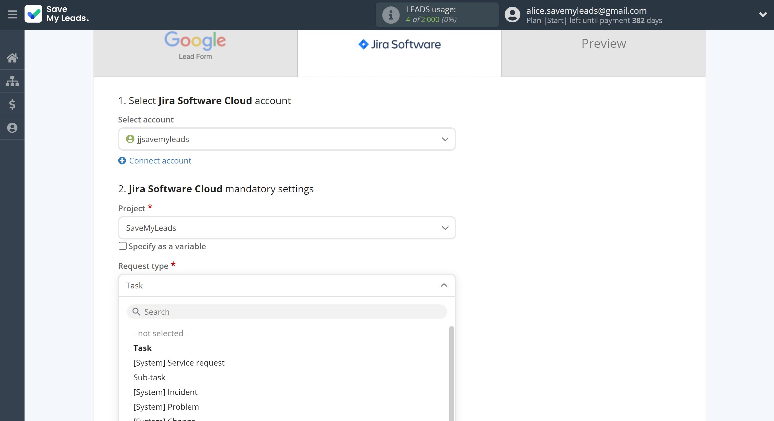 How to Connect Google Lead Form with Jira Software Cloud | Assigning fields