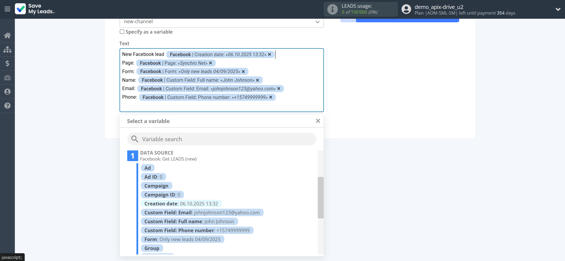 How to Connect Facebook with Slack Channel Notification | Assigning fields How to Connect Facebook with Slack Channel Notification | Assigning fields