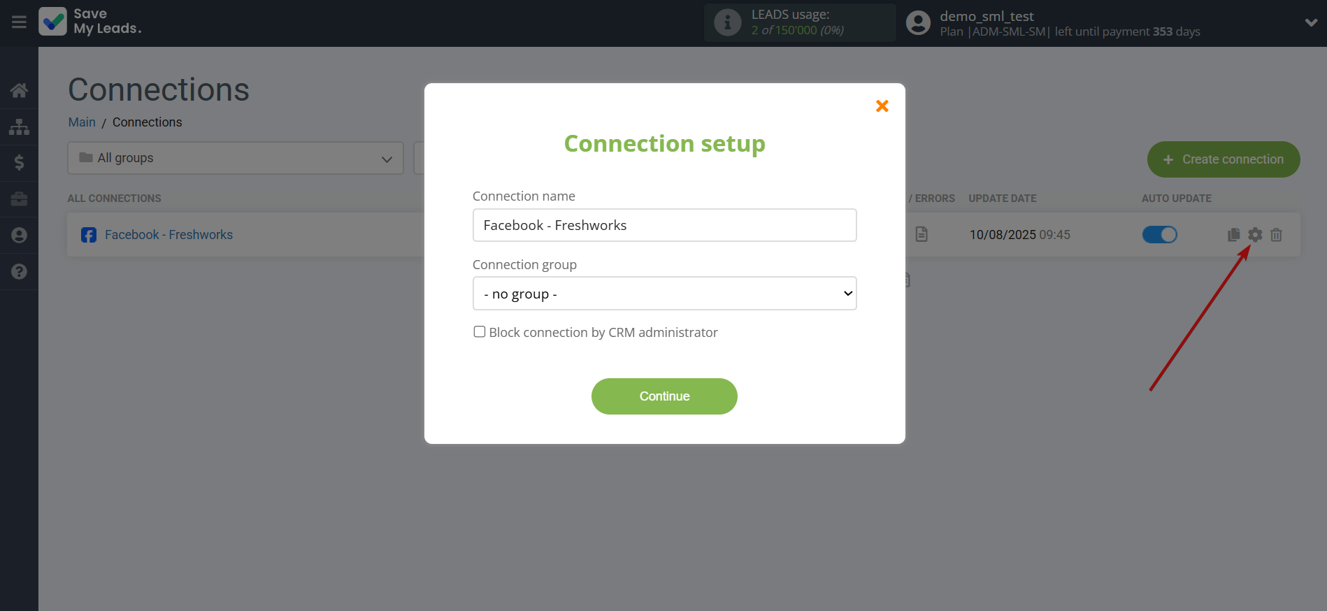 How to Connect Facebook with Freshworks Create Deal | Name and group connection How to Connect Facebook with Freshworks Create Deal | Name and group connection