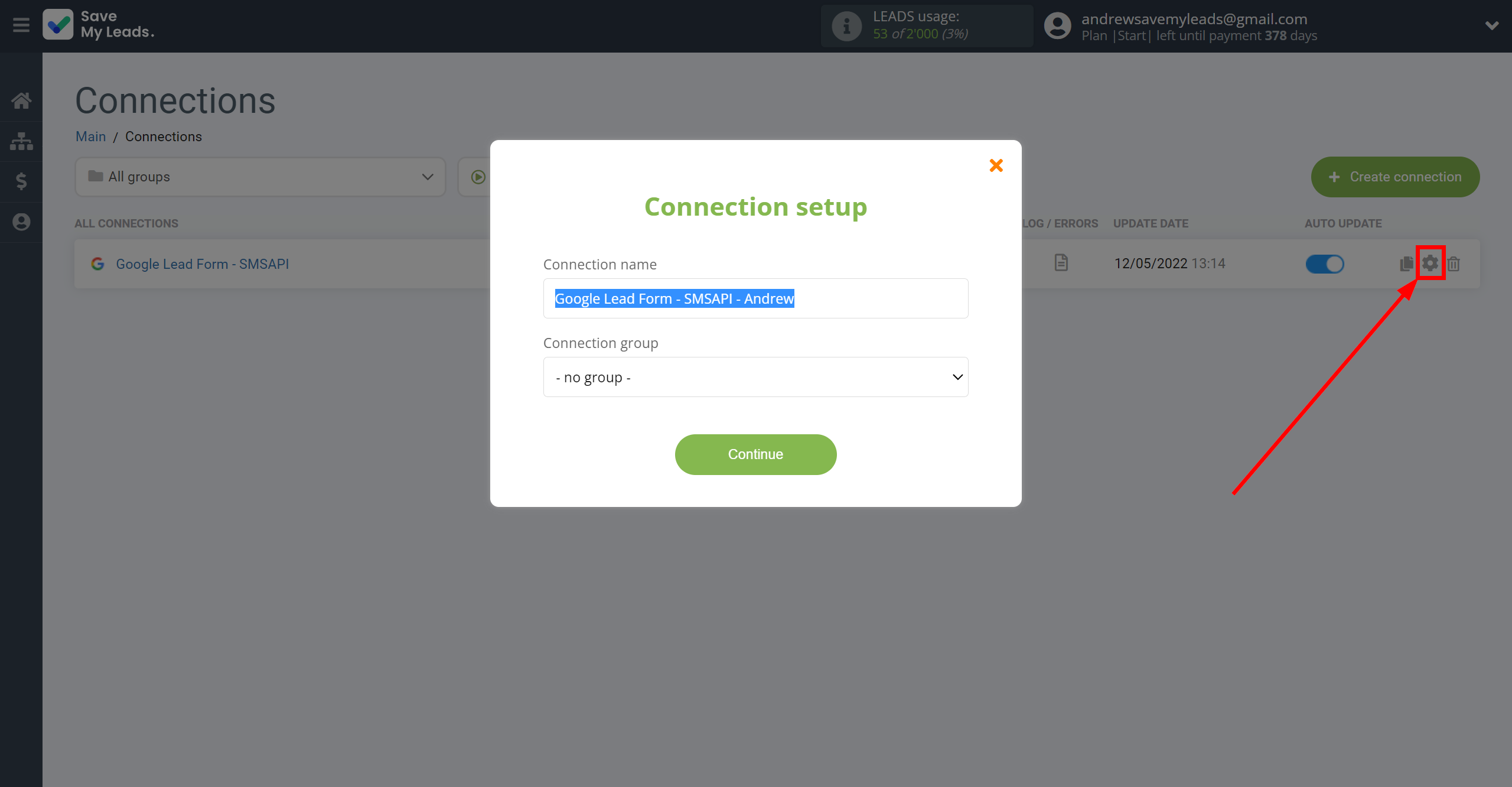 How to Connect Google Lead Form with SMSAPI | Name and group connection