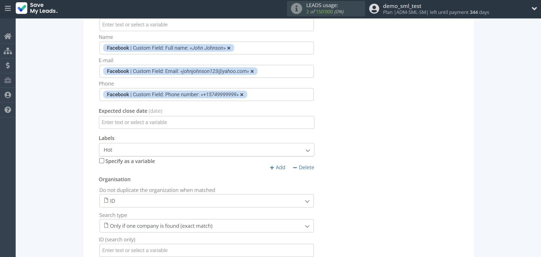 How to Connect Facebook  with Pipedrive Create Lead | Assigning fields How to Connect Facebook  with Pipedrive Create Lead | Assigning fields