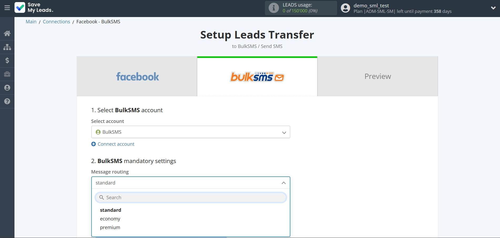 How to Connect Facebook with BulkSMS | Assigning fields
