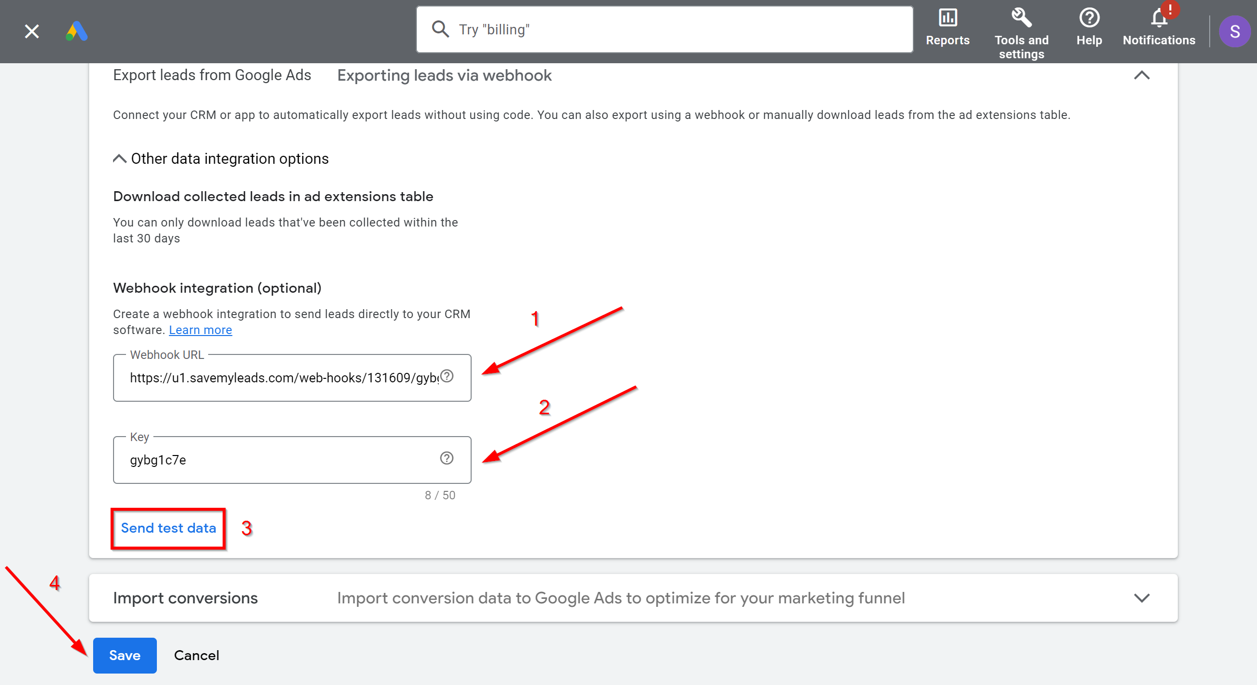 How to Connect Google Lead Form with GoReminders | Data Source account connection