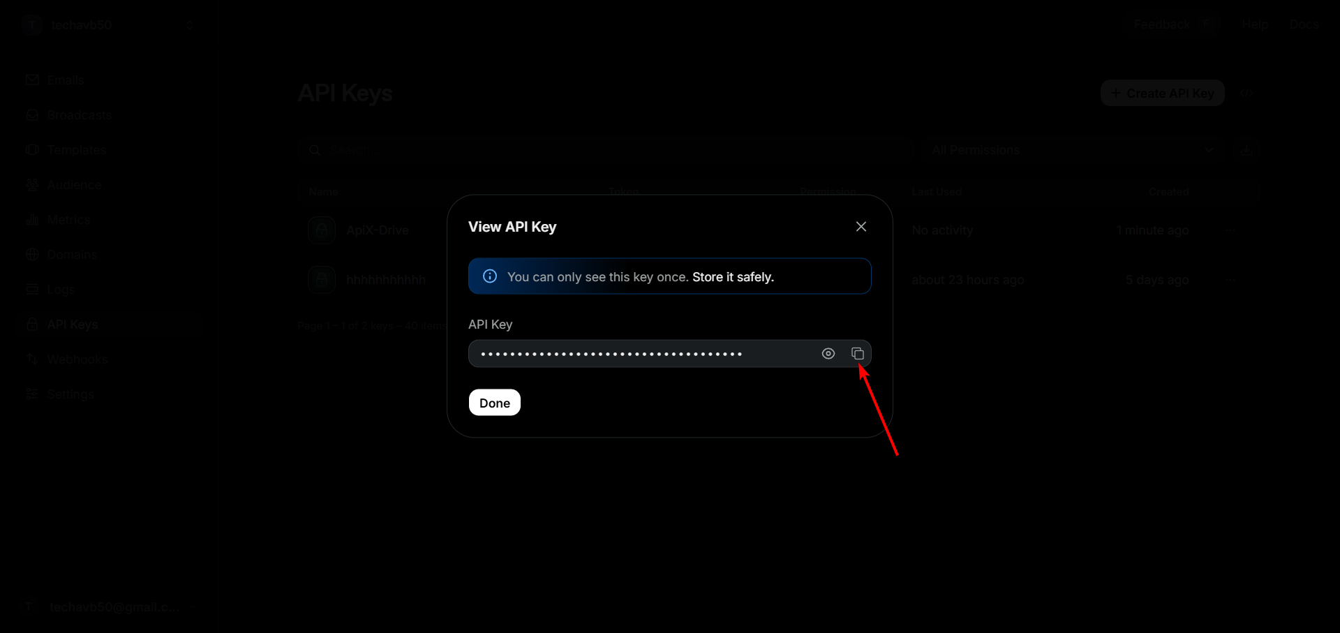How to Connect TikTok with Resend&nbsp;(Send Email) | Data Destination account connection