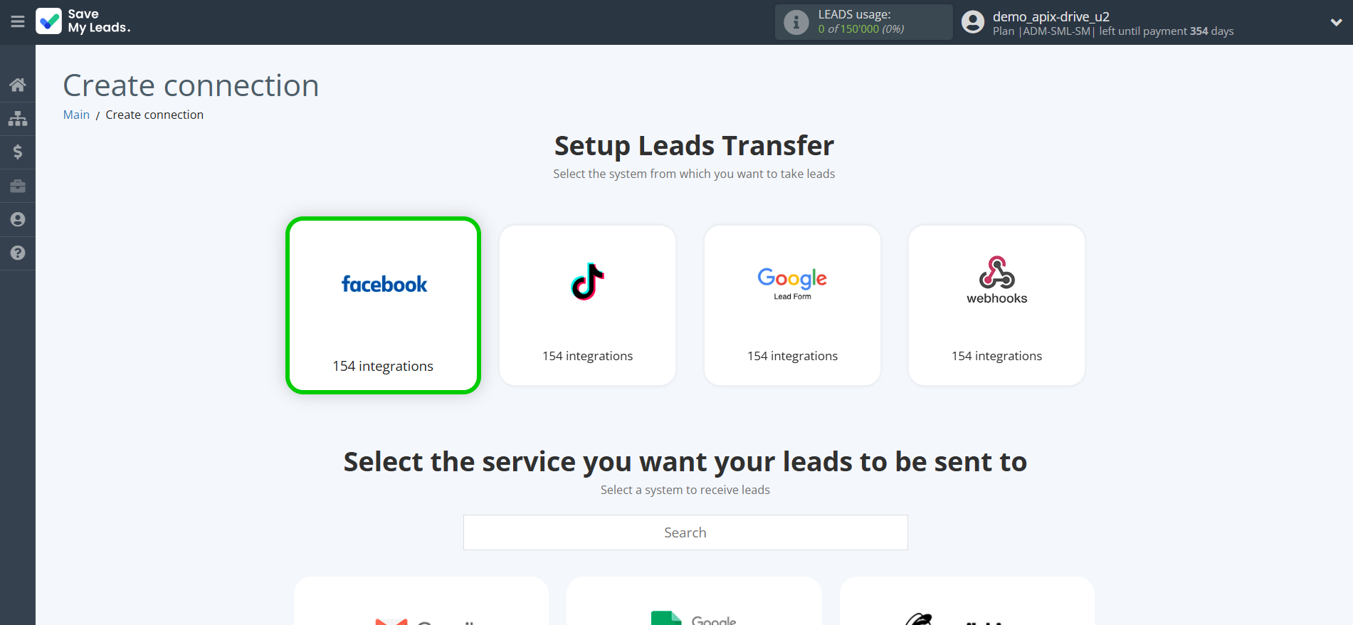 How to Connect Facebook with Snovio Add Contacts | Data Source system selection How to Connect Facebook with Snovio Add Contacts | Data Source system selection