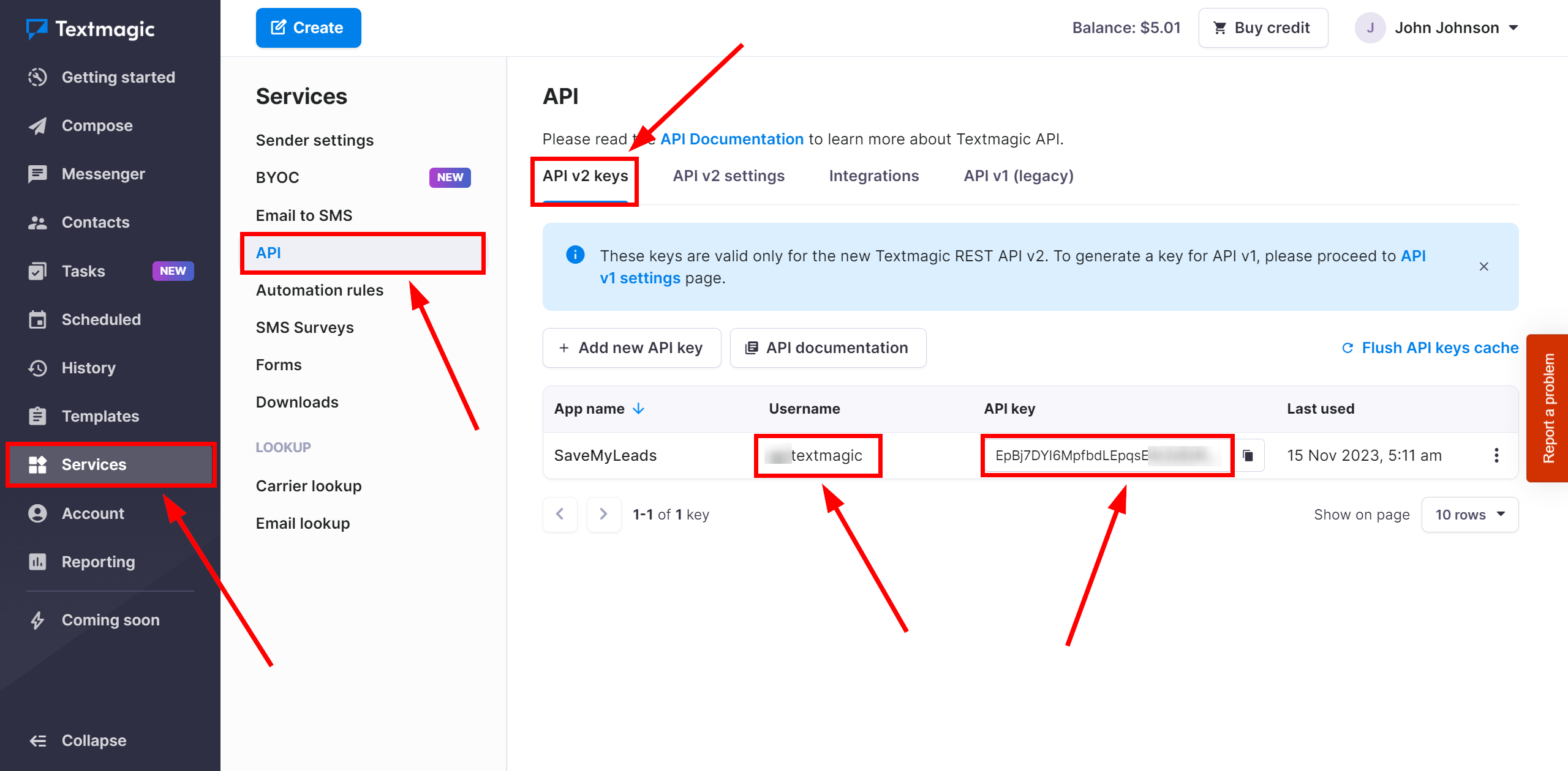 How to Connect TikTok with TextMagic | Data Destination account connection