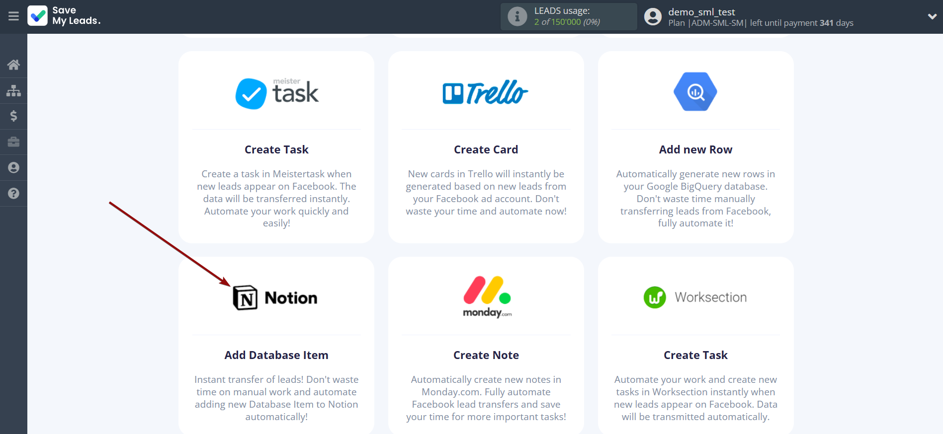 How to Connect Facebook with Notion | Data Destination system selection How to Connect Facebook with Notion | Data Destination system selection