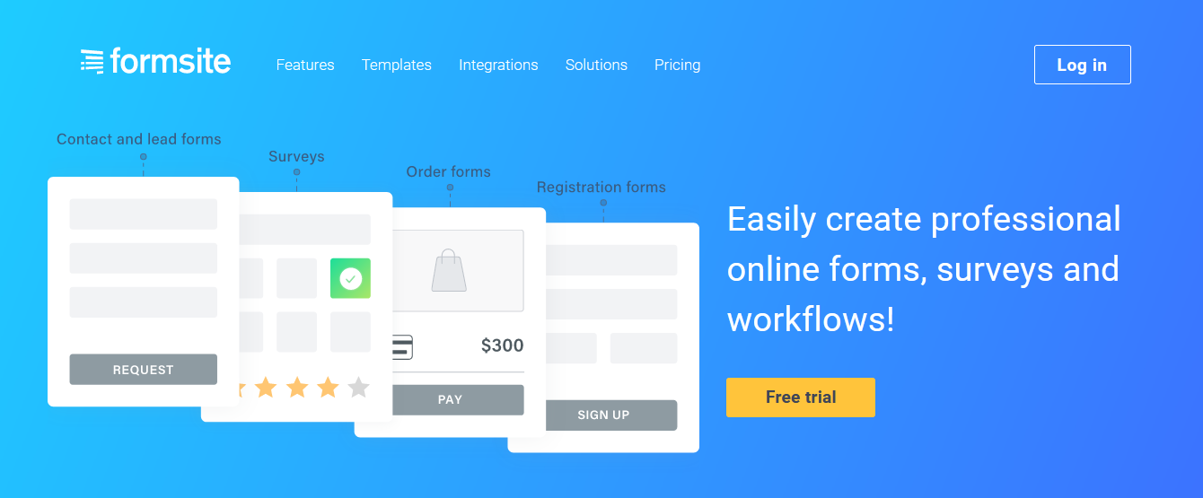 Online form builders | Formsite<br>
Online form builders | Formsite<br>