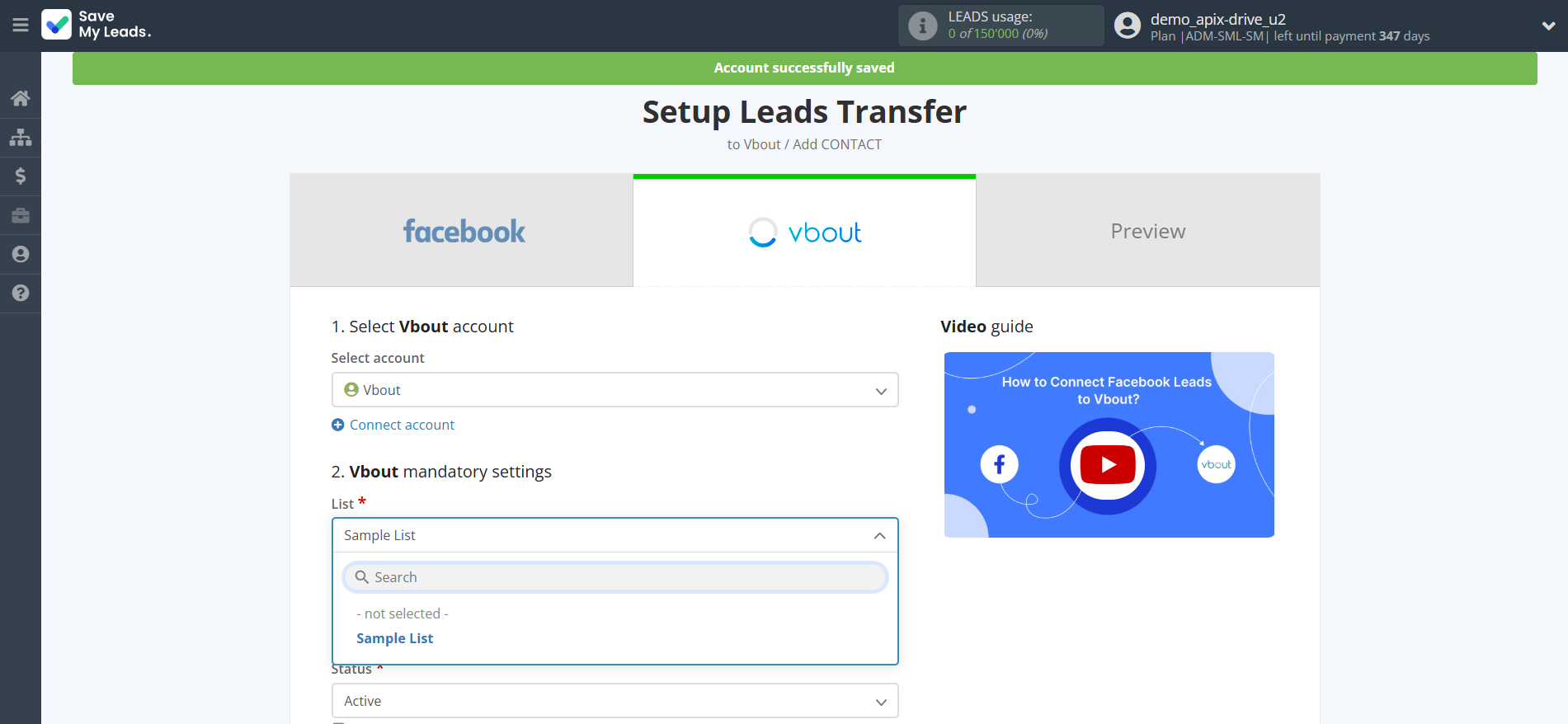 How to Connect Facebook with Vbout Add Contact | Assigning fields How to Connect Facebook with Vbout Add Contact | Assigning fields