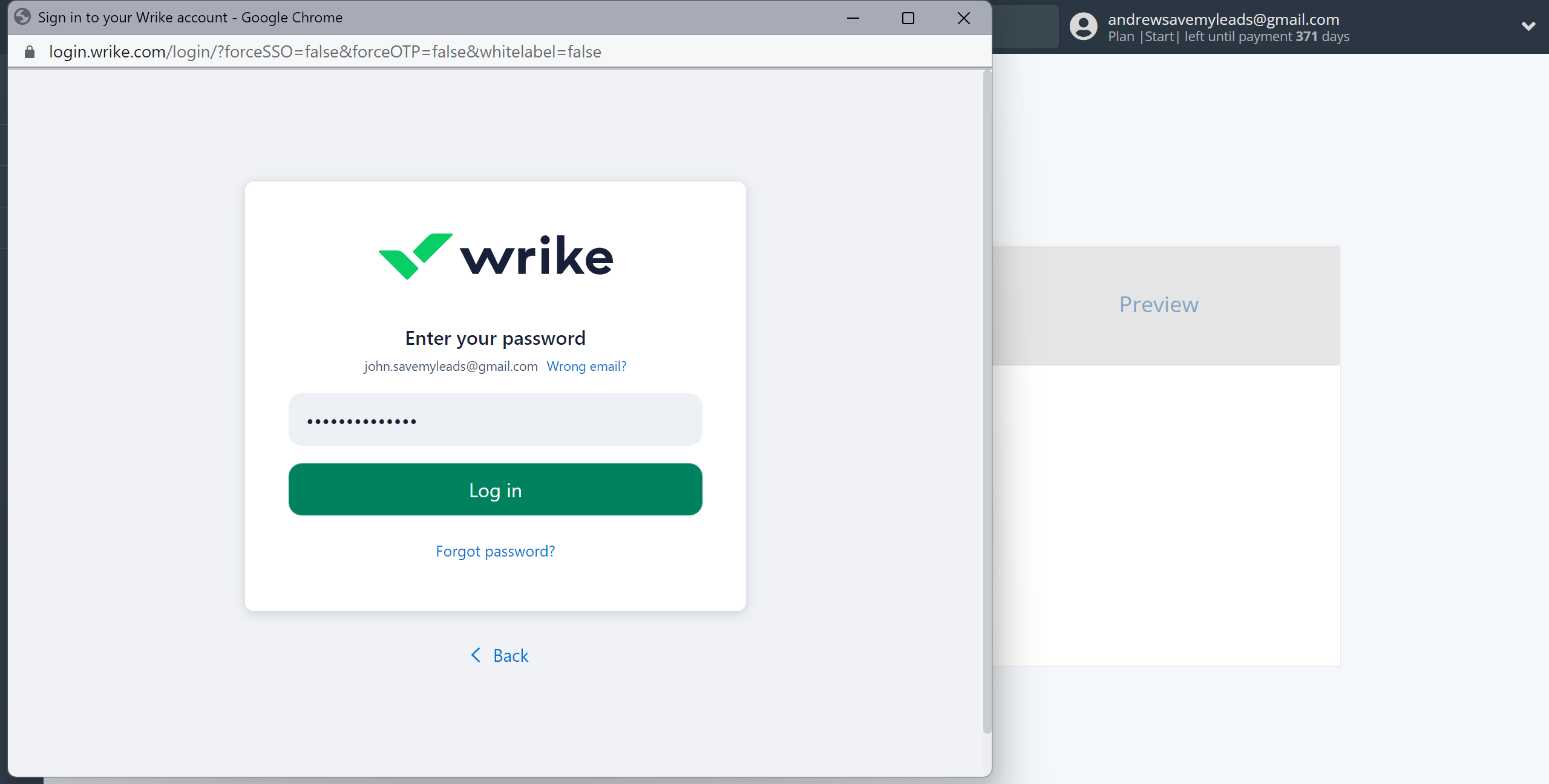 How to Connect Webhooks with Wrike | Data Destination account connection