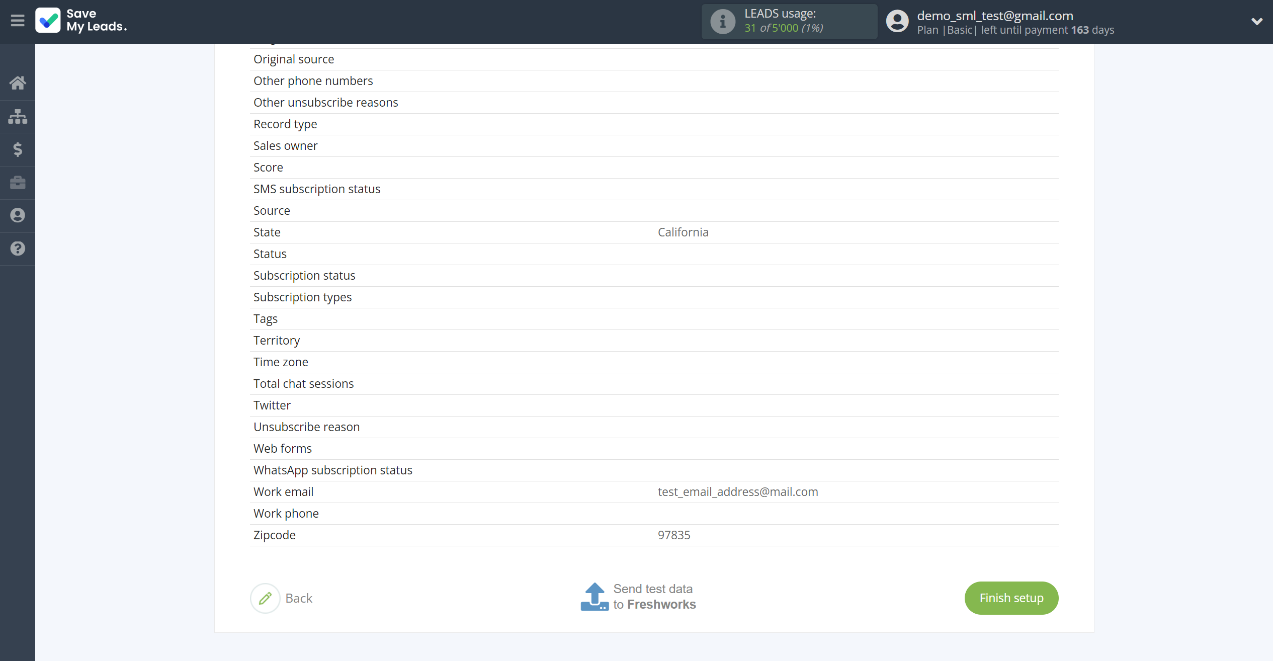 How to Connect TikTok with Freshworks Create Contacts | Test data