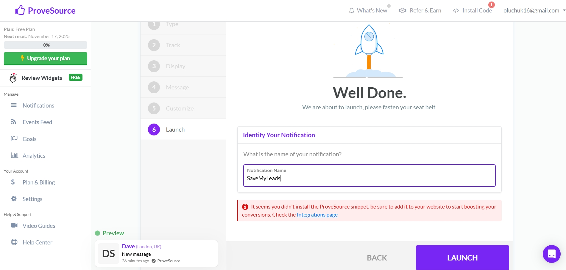 How to Connect Facebook  with ProveSource | Data Destination account connection How to Connect Facebook  with ProveSource | Data Destination account connection
