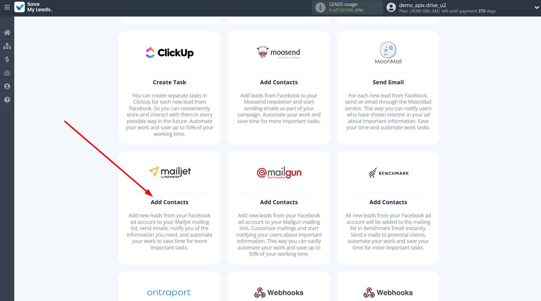 How to Connect TikTok with Mailjet | Data Destination system selection How to Connect TikTok with Mailjet | Data Destination system selection