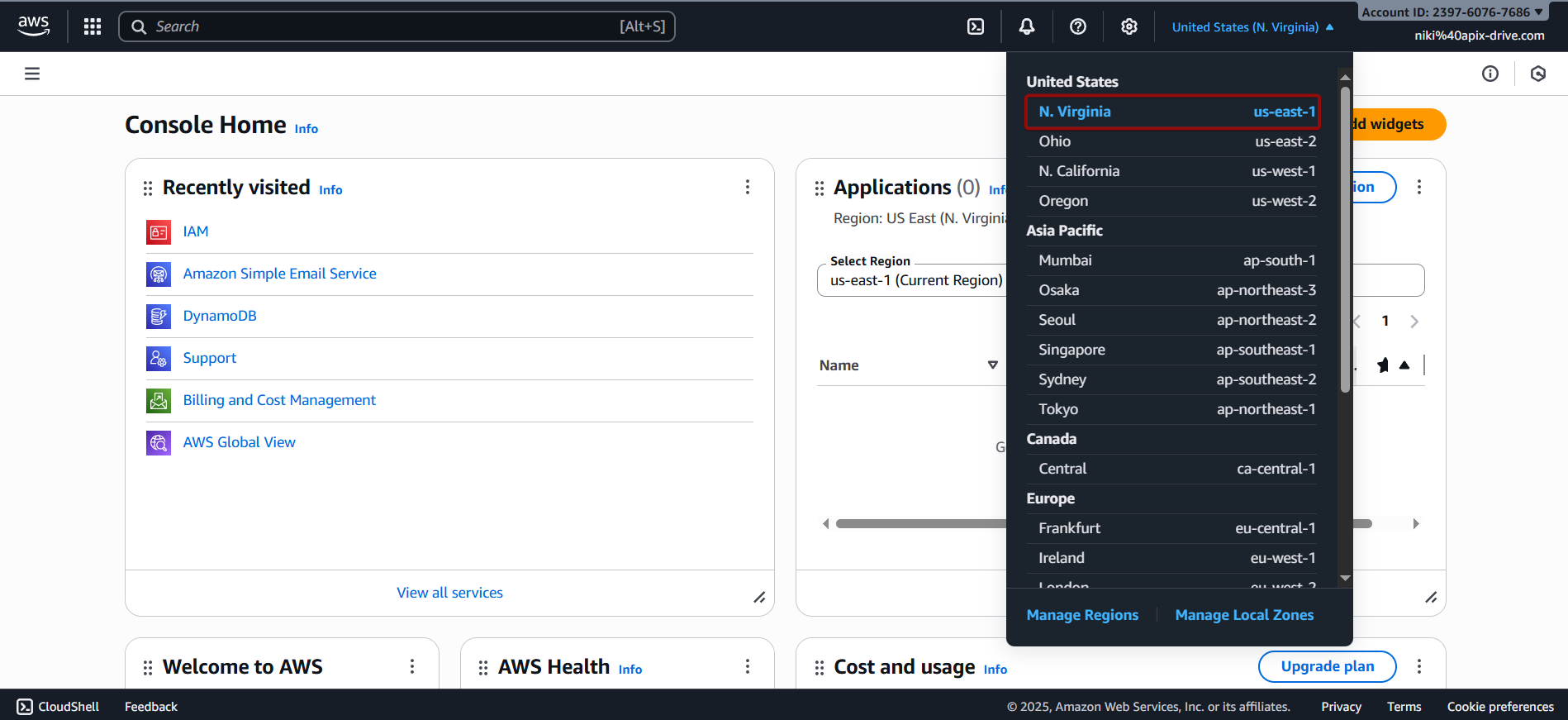 How to Connect Facebook with Amazon SES | Data Destination account connection