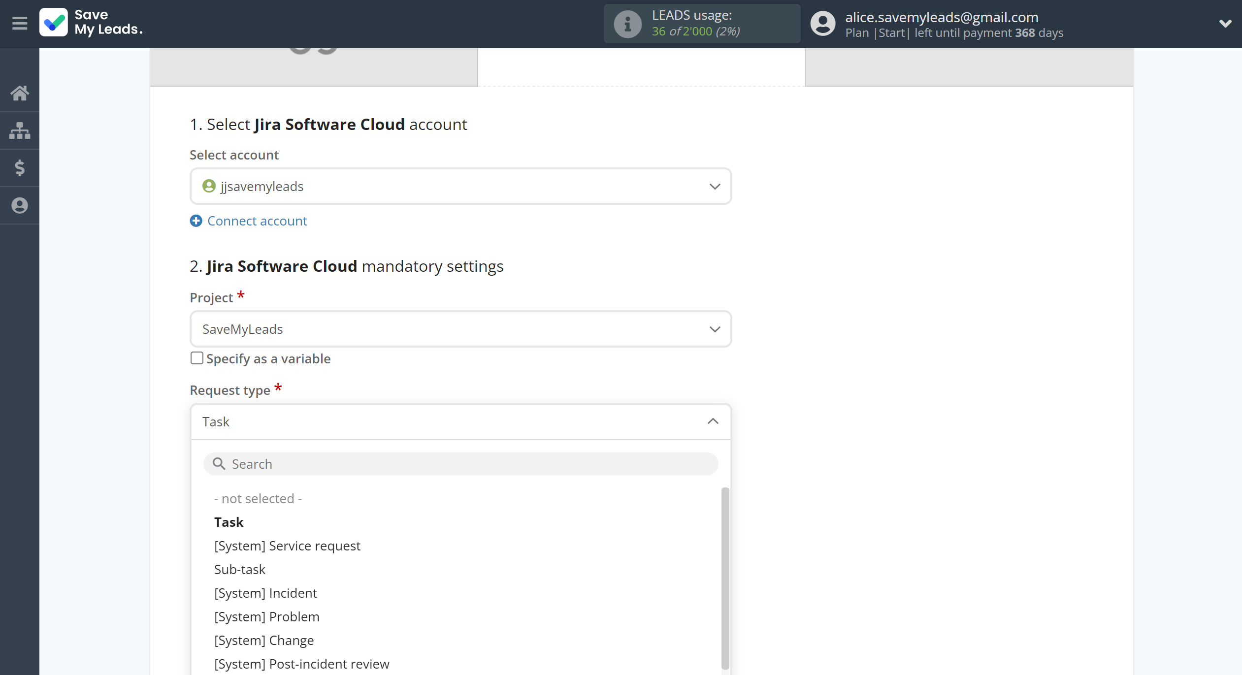 How to Connect Webhooks with Jira Software Cloud | Assigning fields