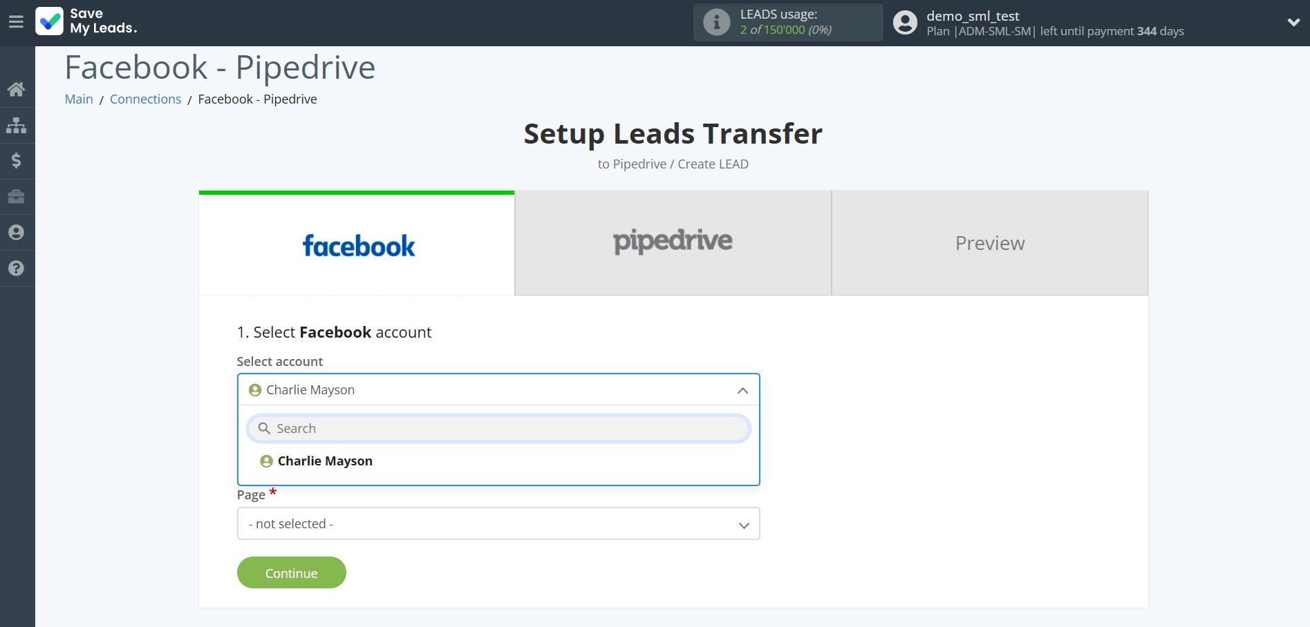 How to Connect Facebook with Pipedrive Create Lead | Data Source account connection How to Connect Facebook with Pipedrive Create Lead | Data Source account connection