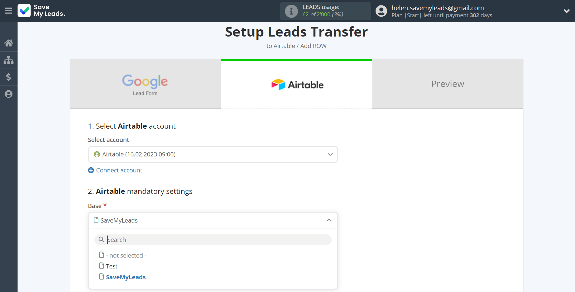 How to Connect Google Lead Form with AirTable | Assigning fields