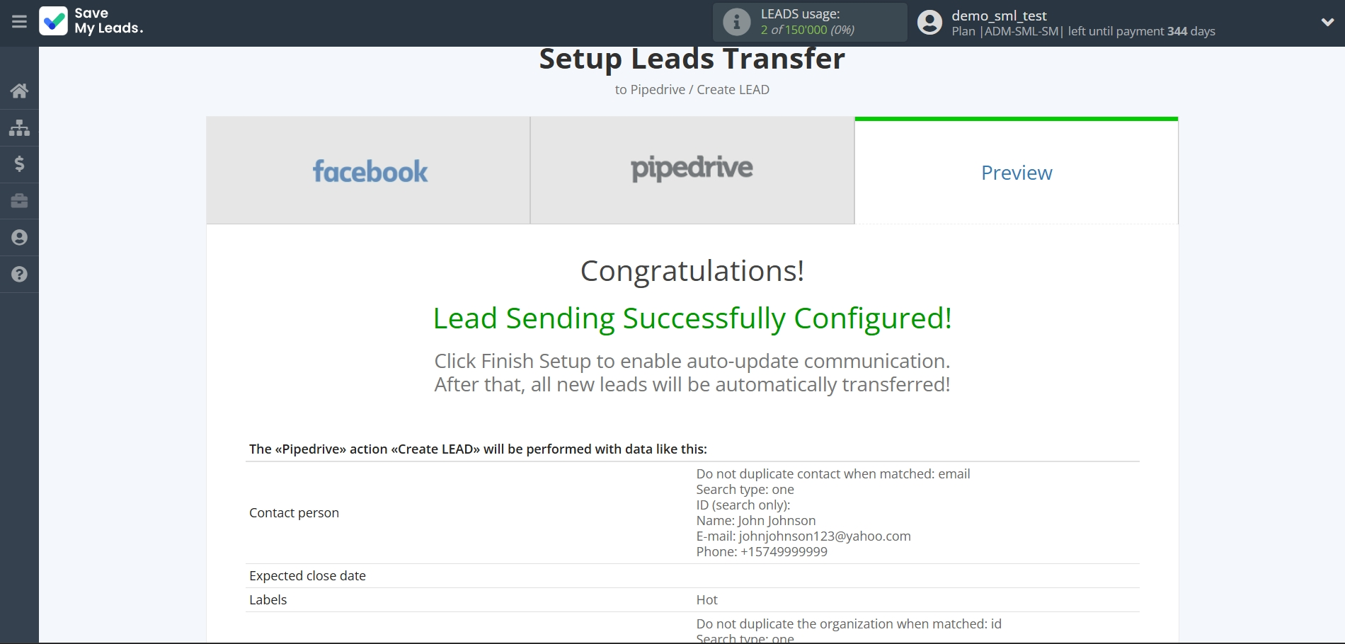 How to Connect Facebook with Pipedrive Create Lead | Test data How to Connect Facebook with Pipedrive Create Lead | Test data