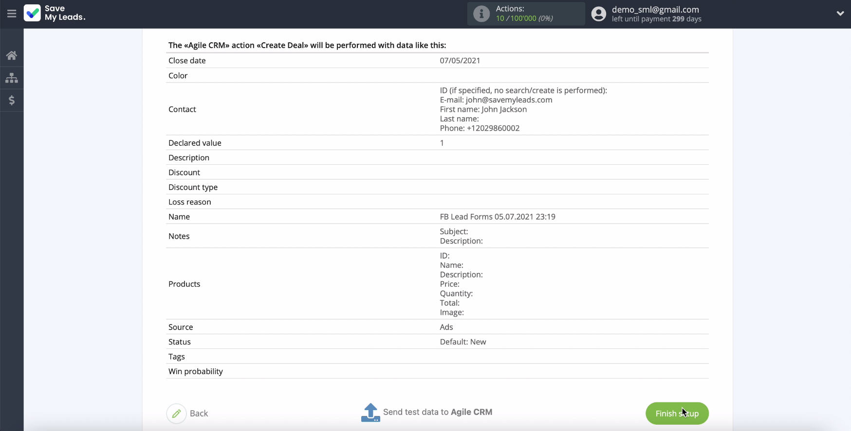 Facebook and AgileCRM integration | Go to the auto-update setting Facebook and AgileCRM integration | Go to the auto-update setting