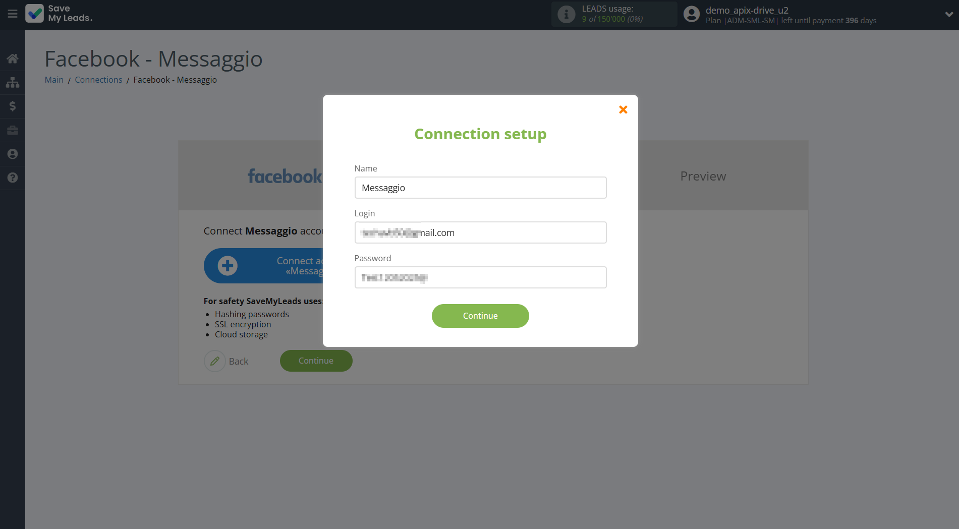 How to Connect Facebook with Messaggio | Data Destination account connection How to Connect Facebook with Messaggio | Data Destination account connection