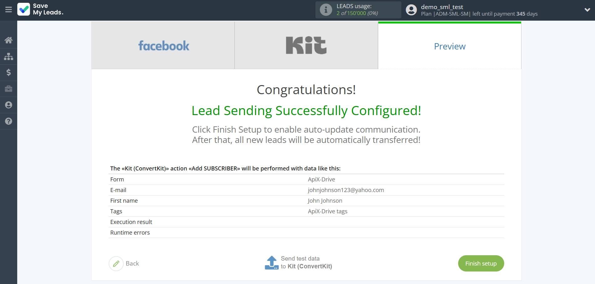 How to Connect Facebook with Kit (ConvertKit) | Test data How to Connect Facebook with Kit (ConvertKit) | Test data