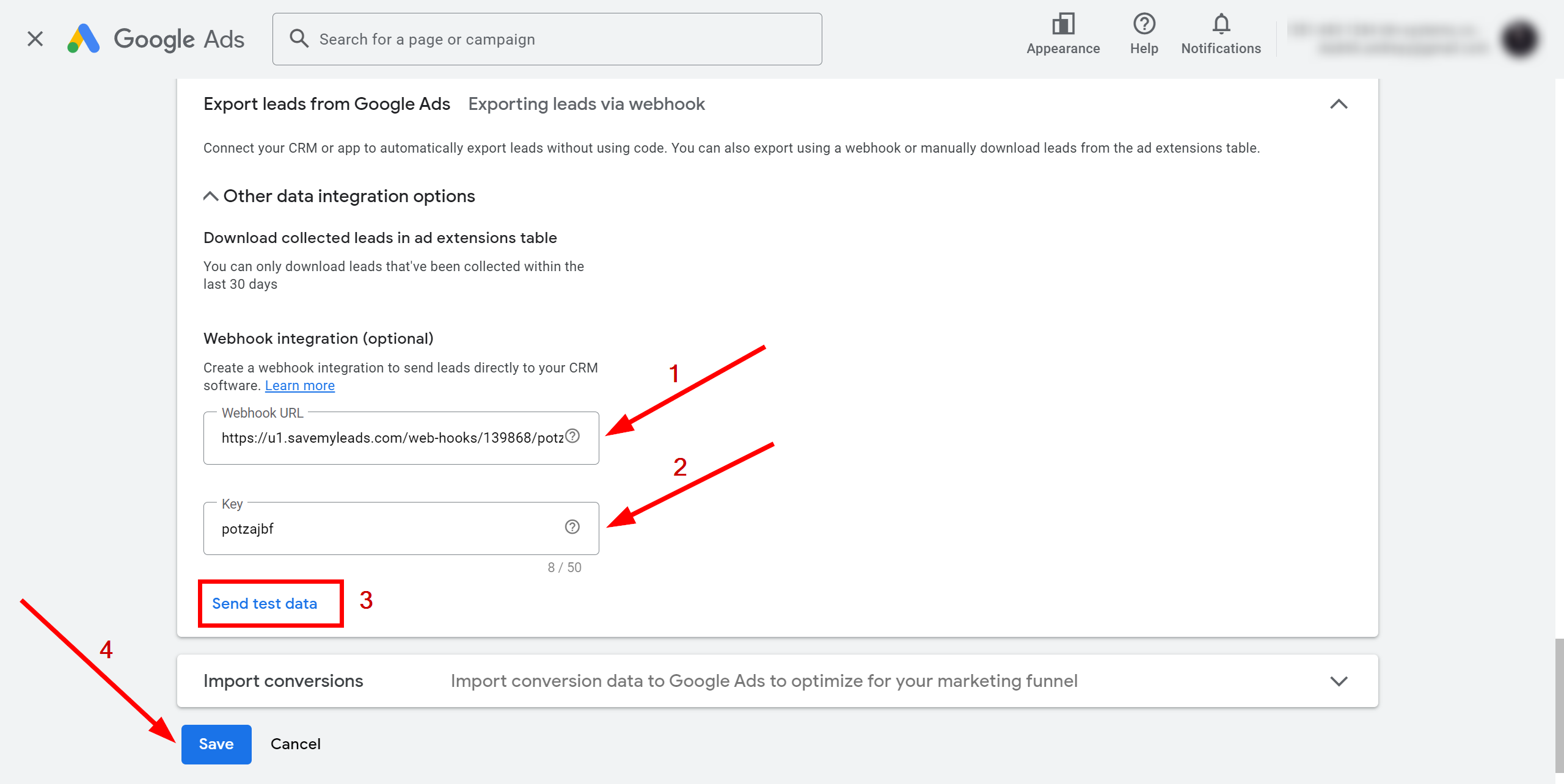 How to Connect Google Lead Form with FeedBlitz | Data Source account connection