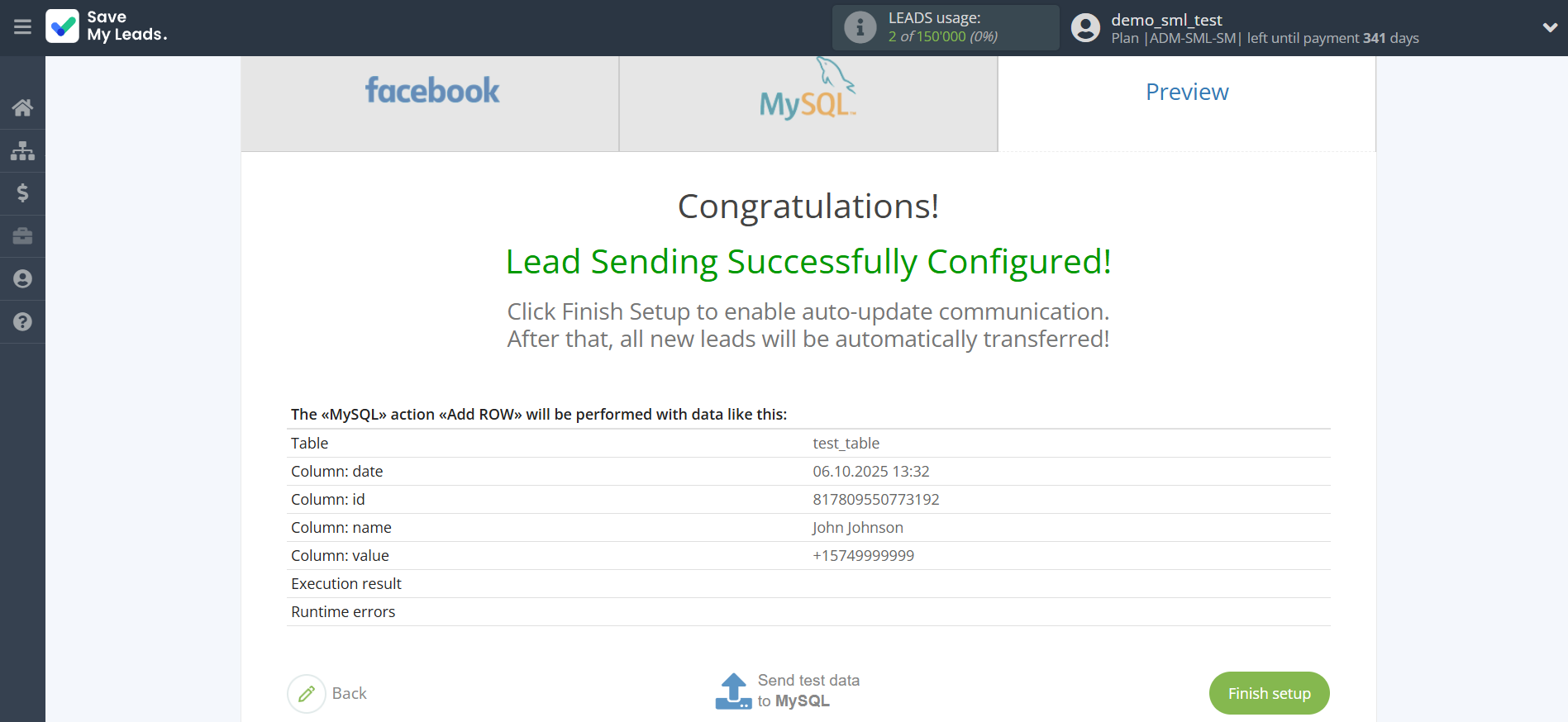How to Connect Facebook with MySQL | Test data How to Connect Facebook with MySQL | Test data