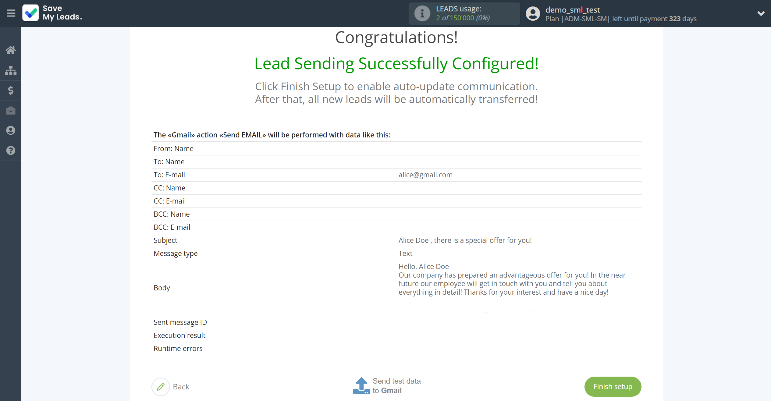 How to Connect Webhooks with Gmail | Test data How to Connect Webhooks with Gmail | Test data