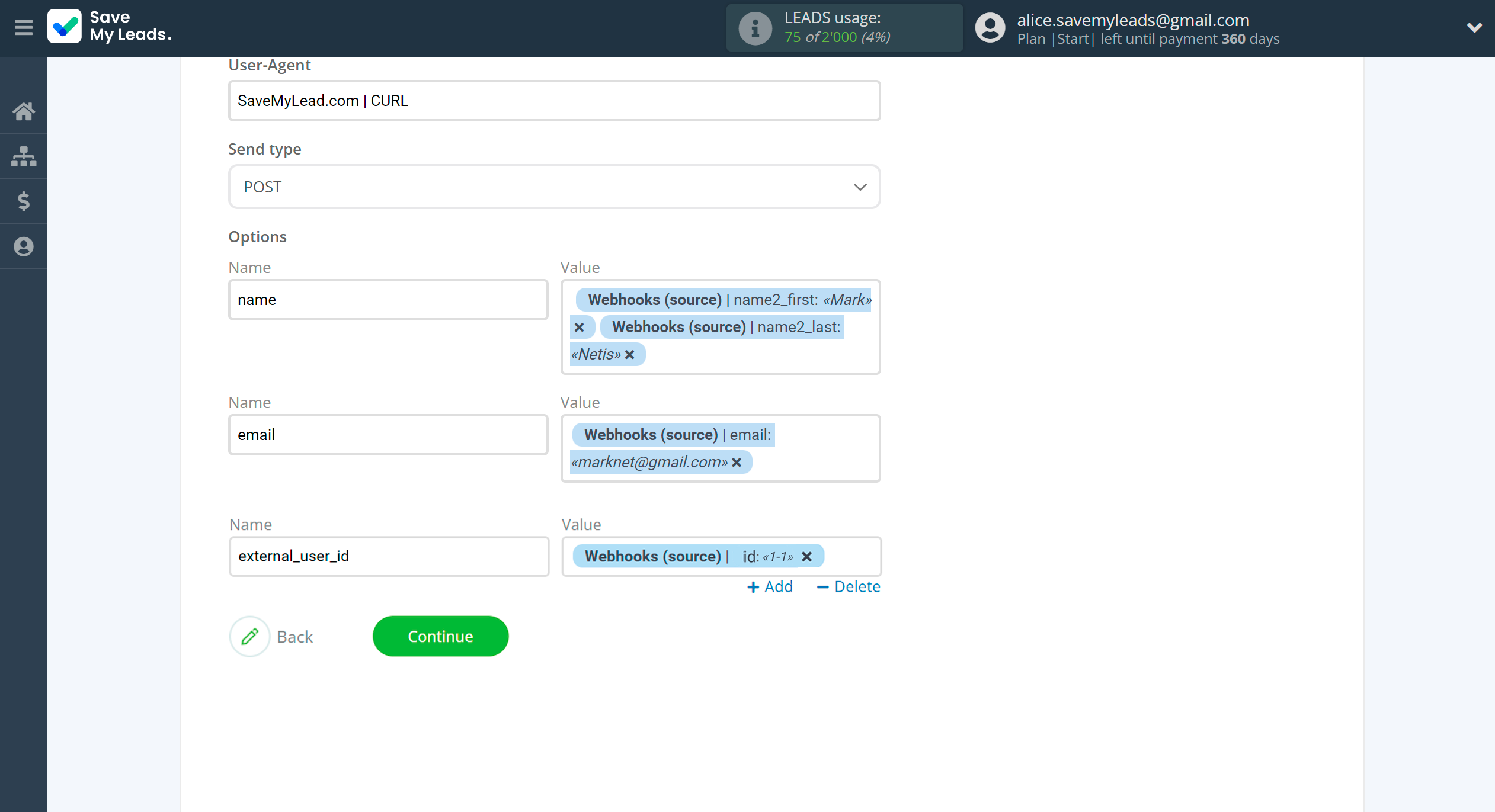 How to Connect Webhooks with Kajabi | Assigning fields