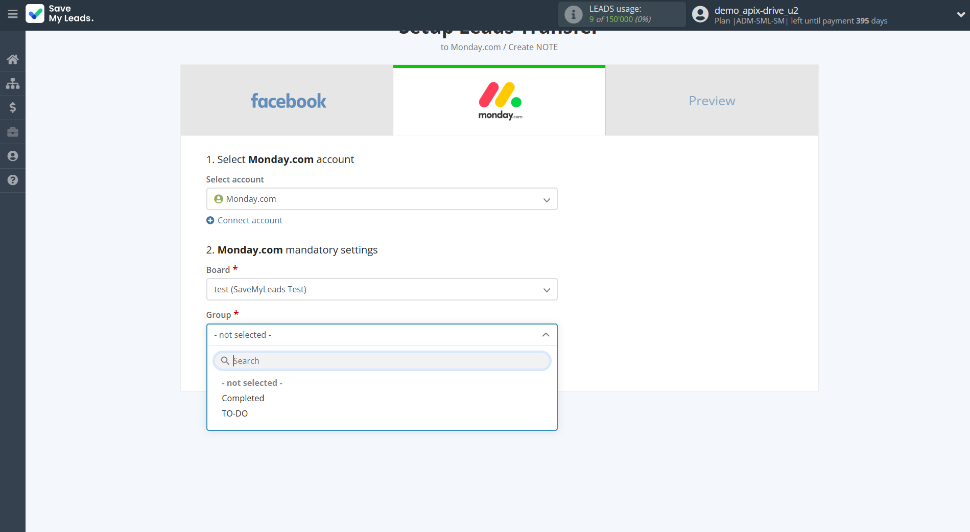How to Connect Facebook with Monday.com | Assigning fields How to Connect Facebook with Monday.com | Assigning fields