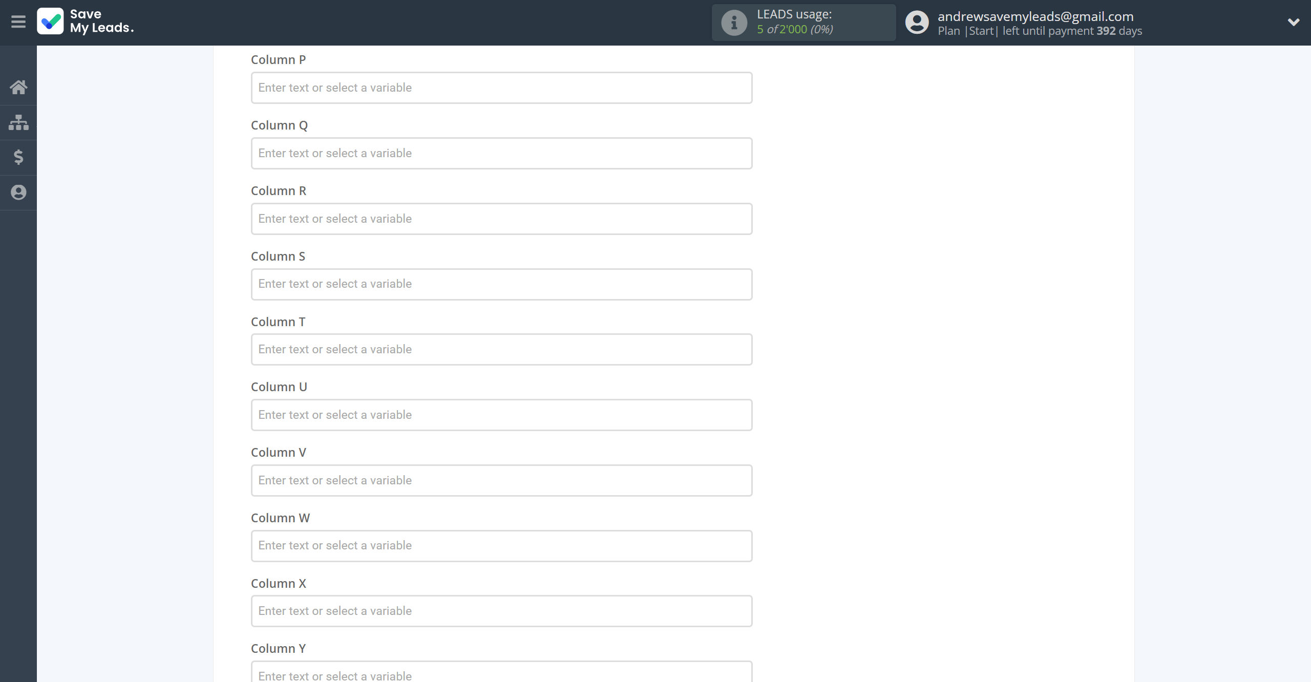 How to Connect Webhooks with Google Sheets | Assigning fields